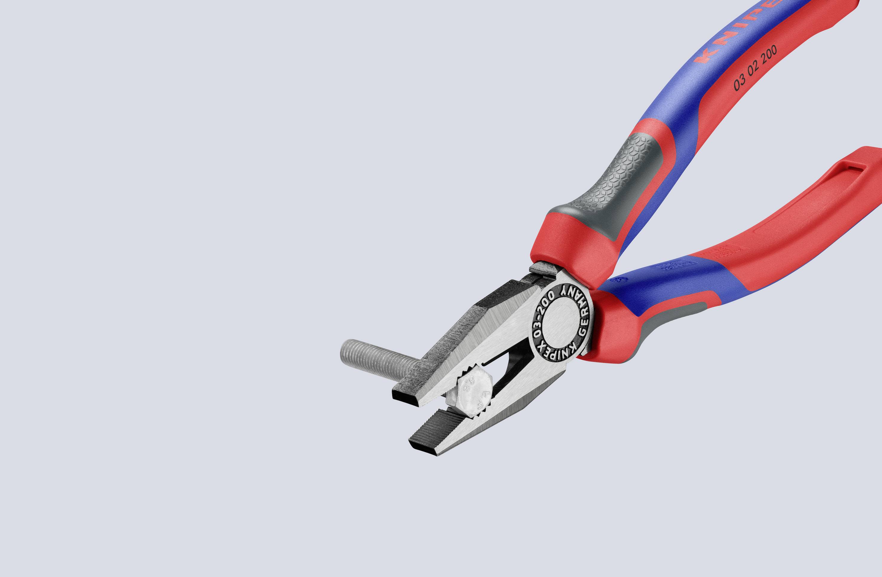 Knipex 03 02 200 Werkstatt Kombizange 200 mm DIN ISO 5746