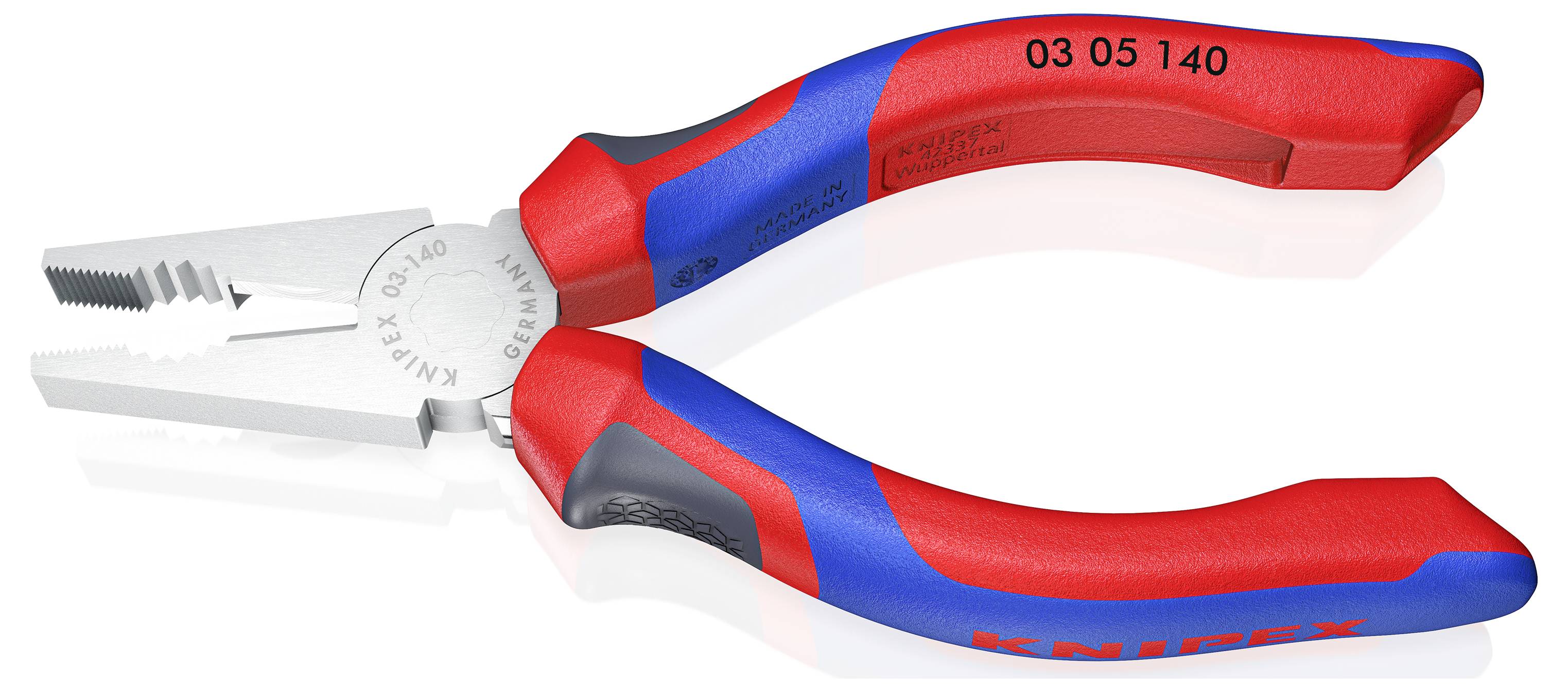 Knipex 03 05 140 Werkstatt Kombizange 140 mm DIN ISO 5746