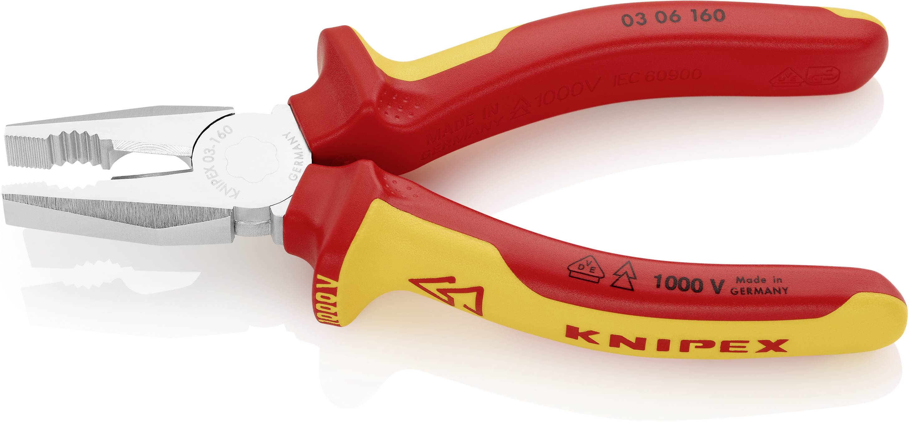 Knipex 03 06 160 VDE Kombizange 160mm DIN ISO 5746, DIN EN 60900