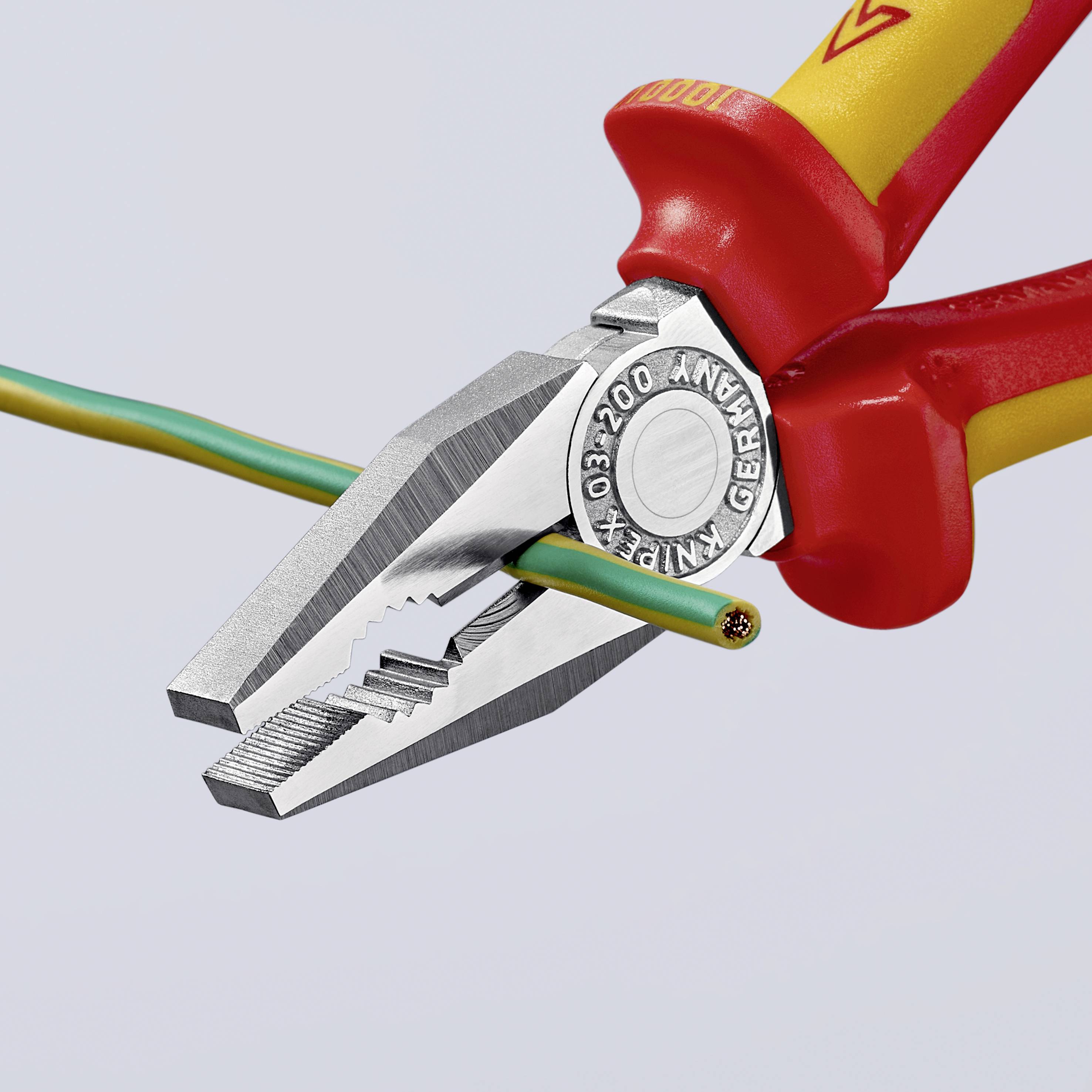 Knipex 03 06 200 VDE Kombizange 200 mm DIN ISO 5746, DIN EN 60900