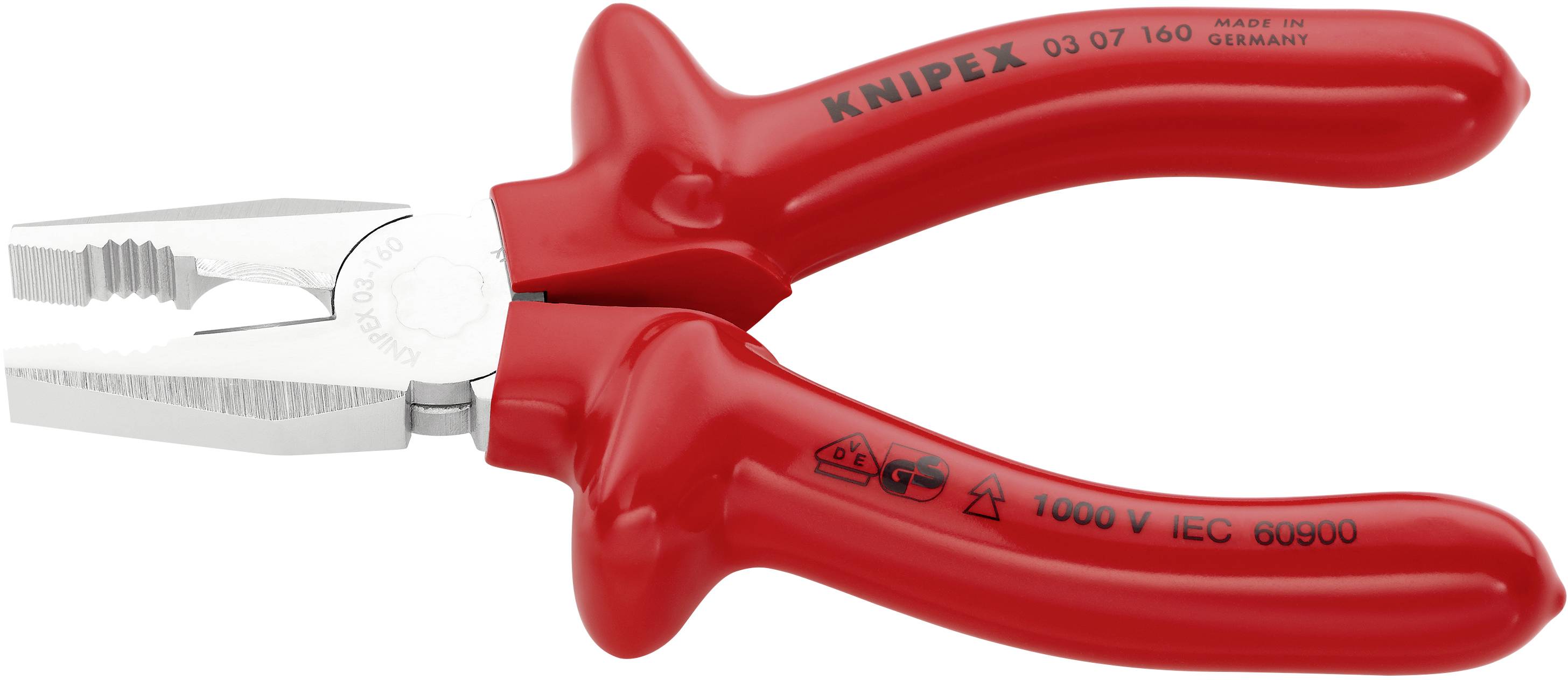 Knipex 03 07 160 VDE Kombizange 160 mm DIN ISO 5746, DIN EN 60900