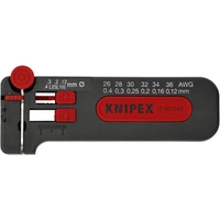 Knipex 12 80 040 SB Drahtabisolierer Geeignet für CU-Leiter 0.12 bis 0.4 mm Knipex 12 80 040 SB Drahtabisolierer Geeignet für CU-Leiter 0.12 bis 0.4 mm