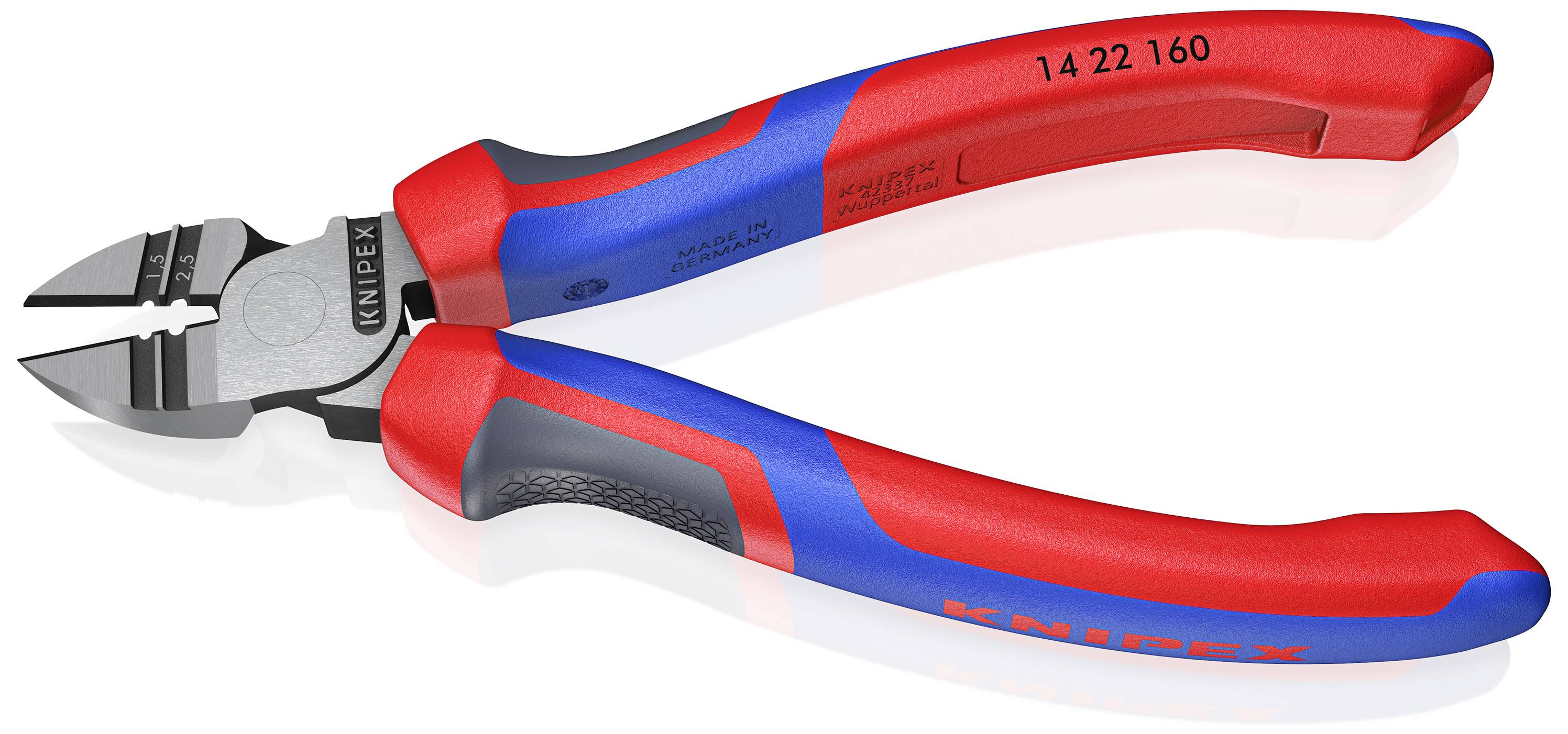 Knipex-Werk Abisolier-Seitenschneider 14 22 160