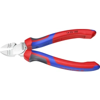 Knipex 14 25 160 Werkstatt Abisolier-Seitenschneider mit Facette 160mm Knipex 14 25 160 Werkstatt Abisolier-Seitenschneider mit Facette 160mm