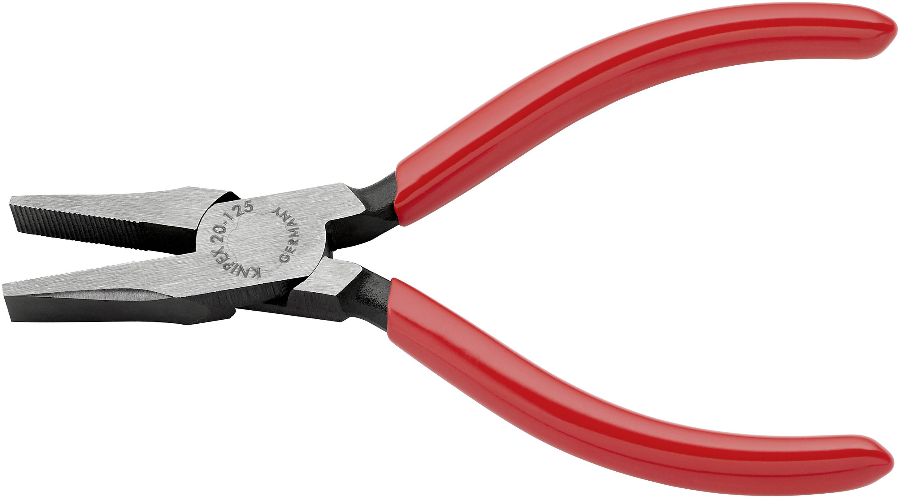 Knipex 20 01 125 Elektronik- u. Feinmechanik Flachzange Gerade Chrom-Vanadium Elektrostahl 125mm