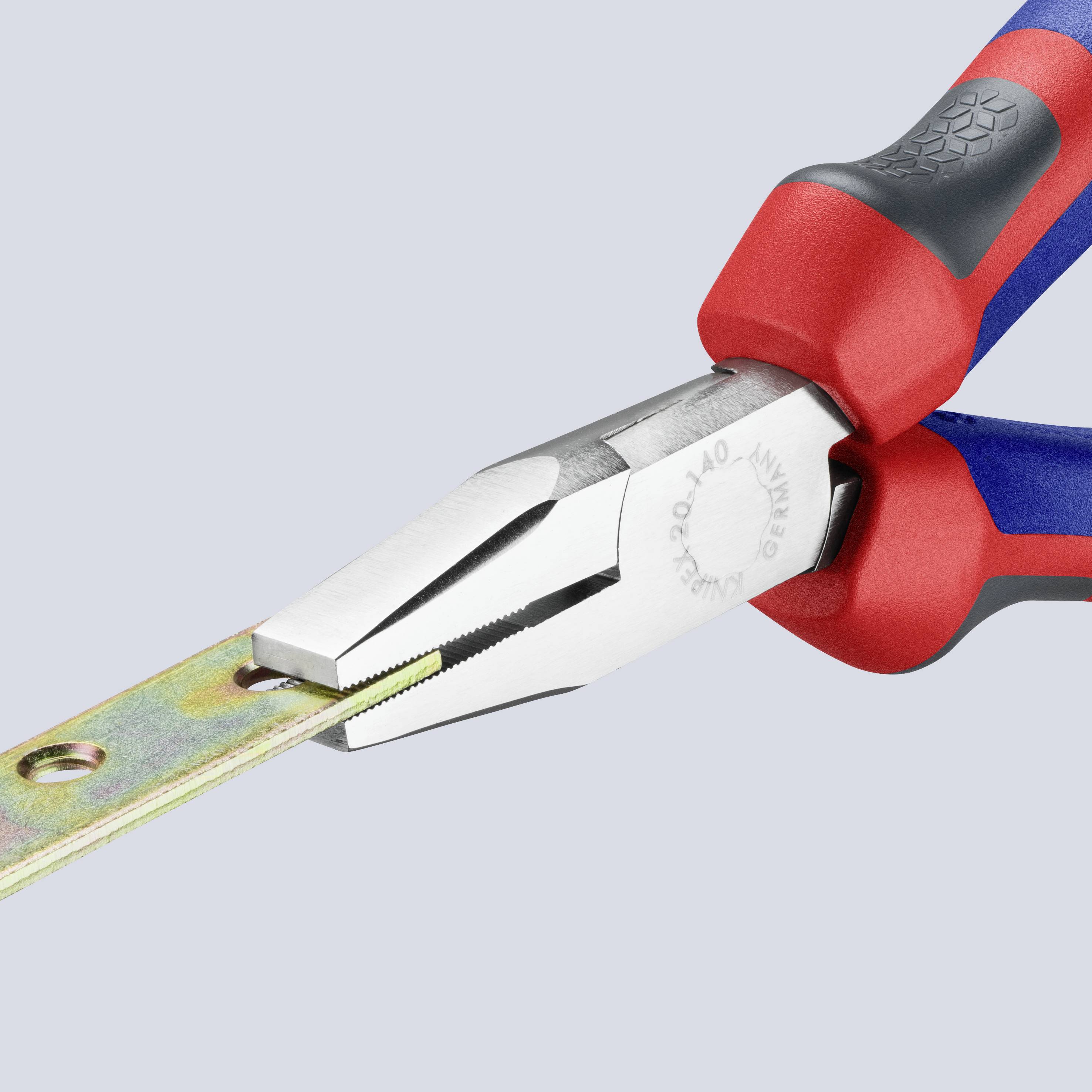 Knipex 20 05 140 Werkstatt Flachzange Gerade Chrom-Vanadium Elektrostahl 140mm