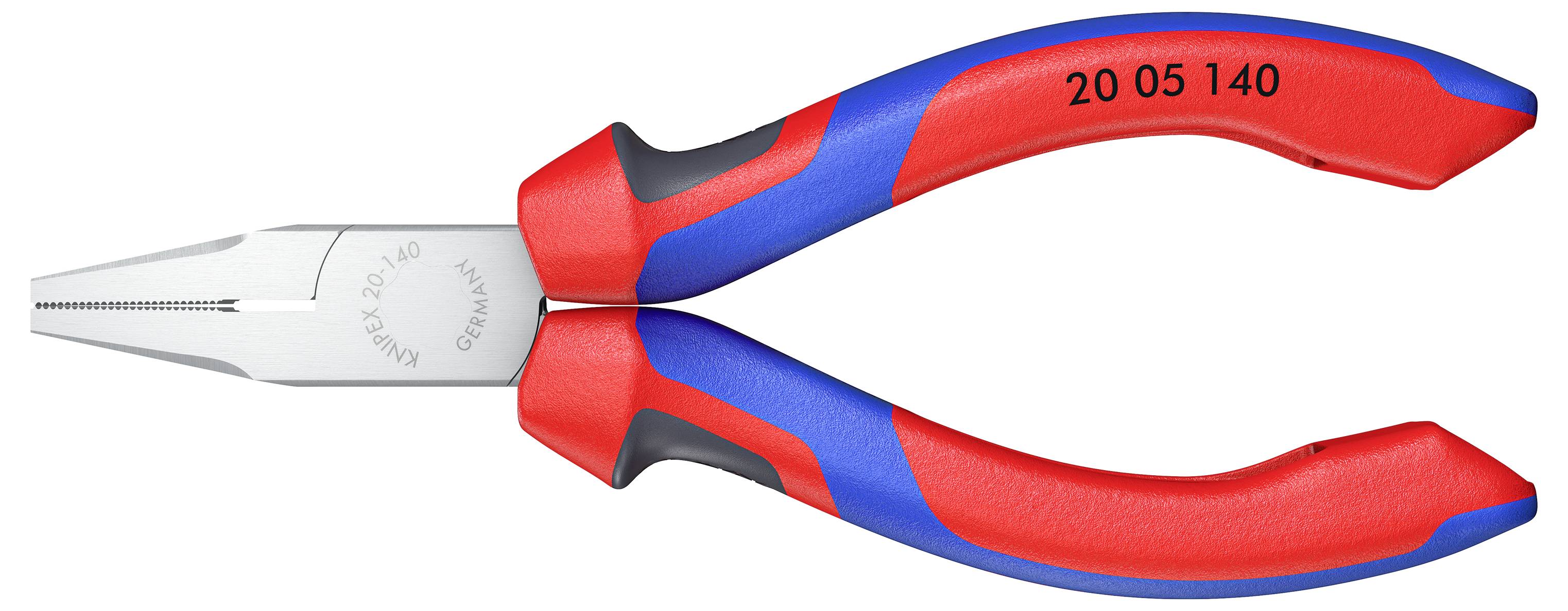 Knipex 20 05 140 Werkstatt Flachzange Gerade Chrom-Vanadium Elektrostahl 140 mm