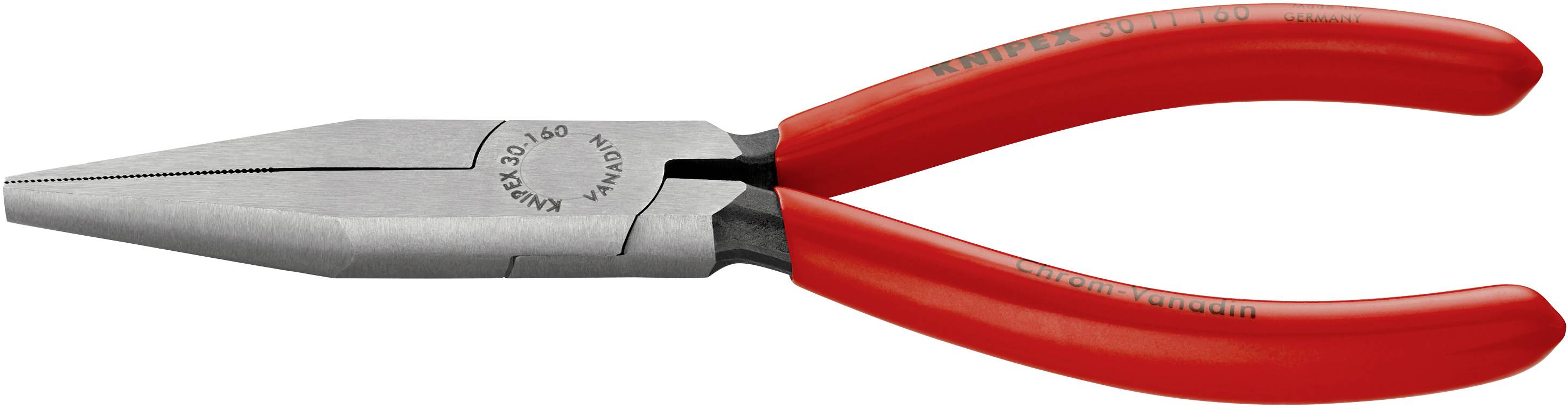 Knipex 30 11 160 Elektronik- u. Feinmechanik Flachzange Gerade Chrom-Vanadium Elektrostahl 160mm