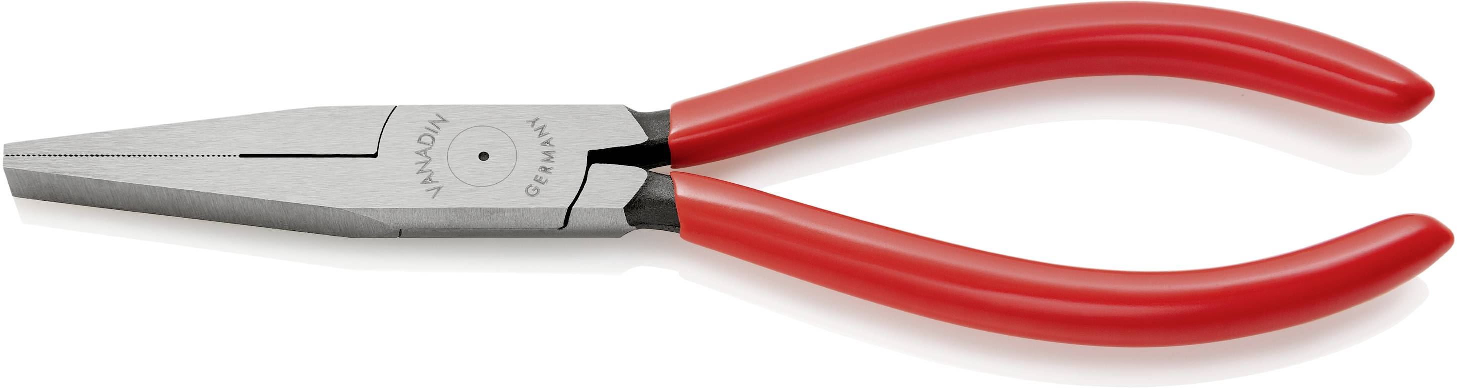Knipex 30 11 190 Elektronik- u. Feinmechanik Flachzange Gerade Chrom-Vanadium Elektrostahl 190mm