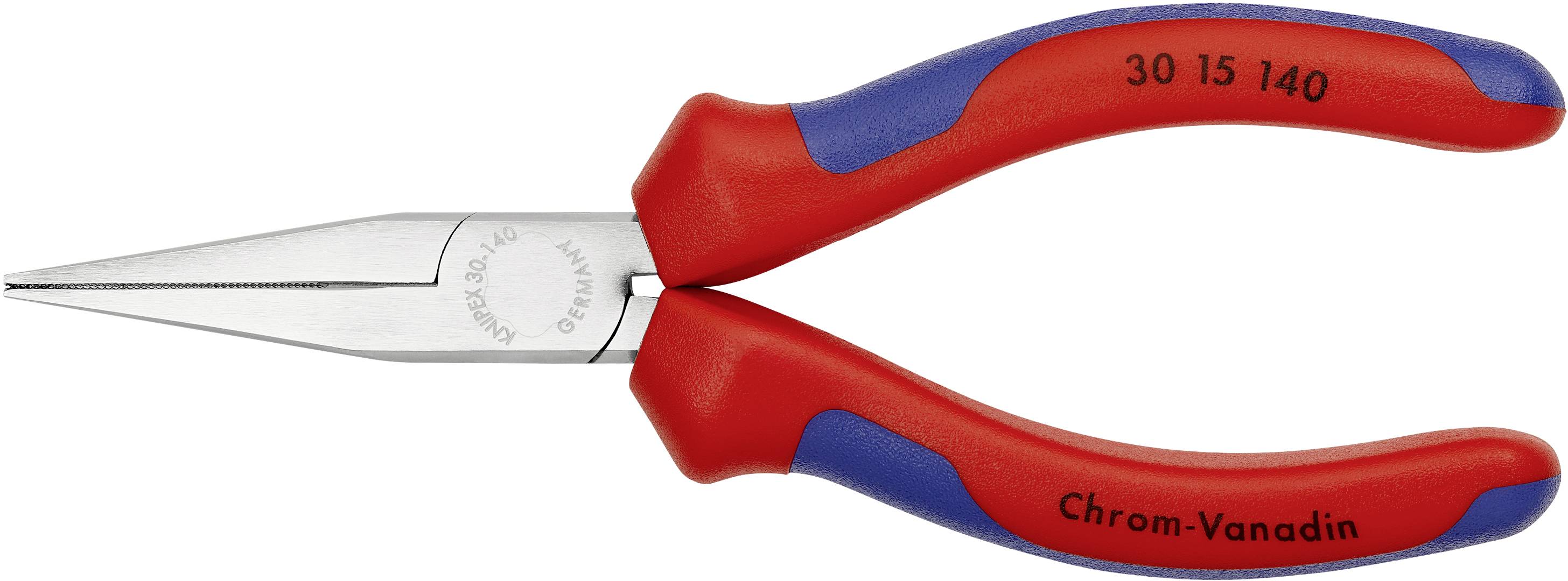 Knipex 30 15 140 Elektronik- u. Feinmechanik Flachzange Gerade Chrom-Vanadium Elektrostahl 140mm
