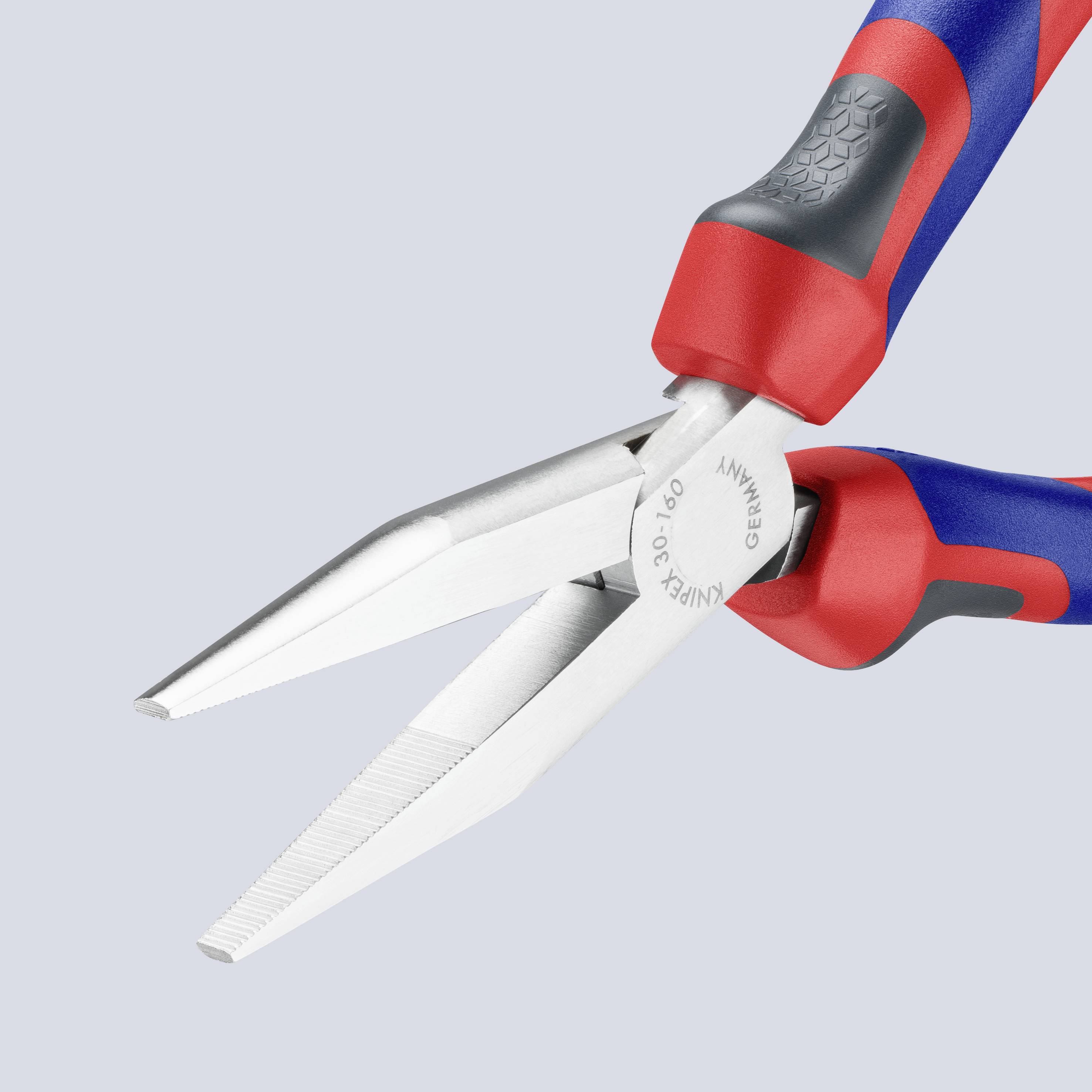 Knipex 30 15 160 Elektronik- u. Feinmechanik Flachzange Gerade Chrom-Vanadium Elektrostahl 160mm