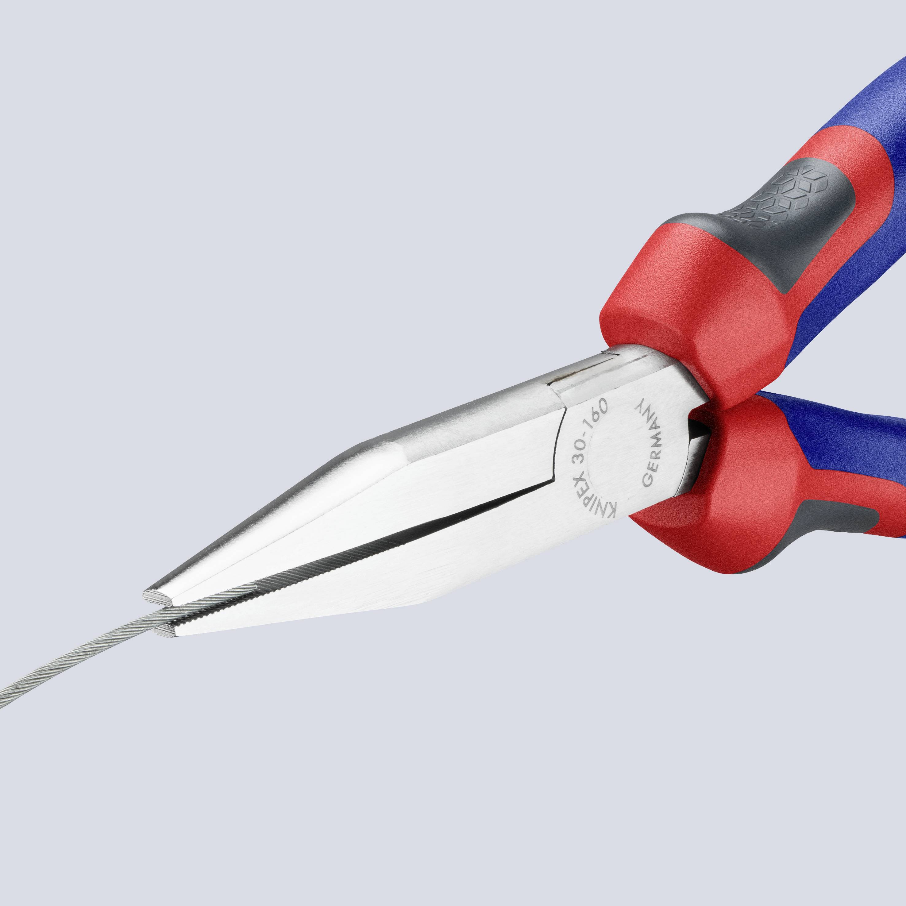 Knipex 30 15 160 Elektronik- u. Feinmechanik Flachzange Gerade Chrom-Vanadium Elektrostahl 160mm