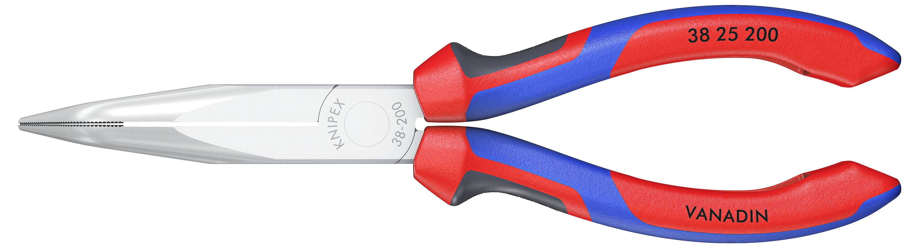 Rot-blaue Kombizange mit der Marke „Knipex
