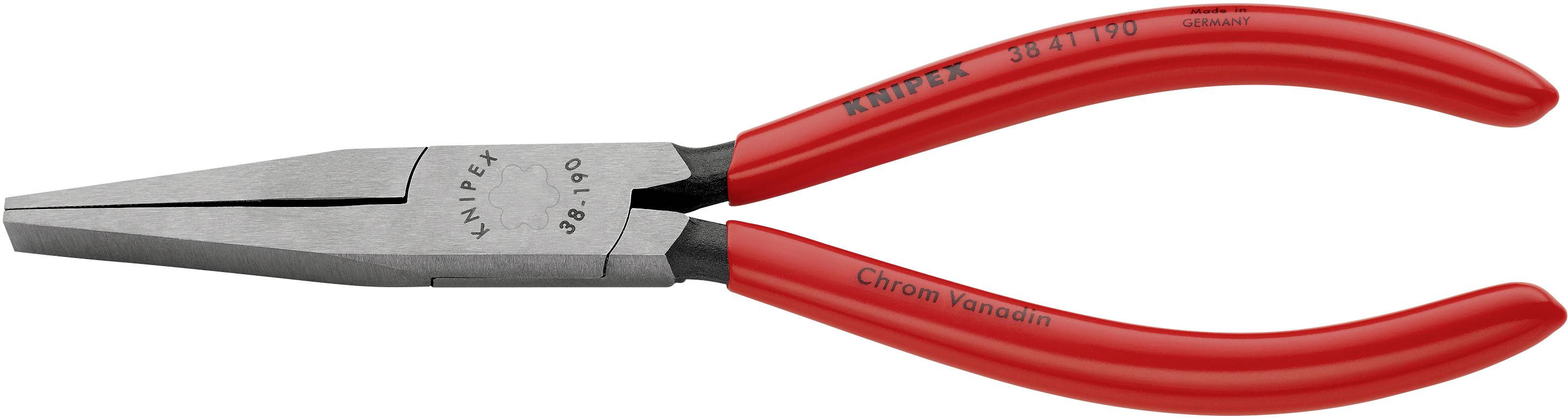 Knipex 38 41 190 Elektronik- u. Feinmechanik Flachzange Gerade 190 mm