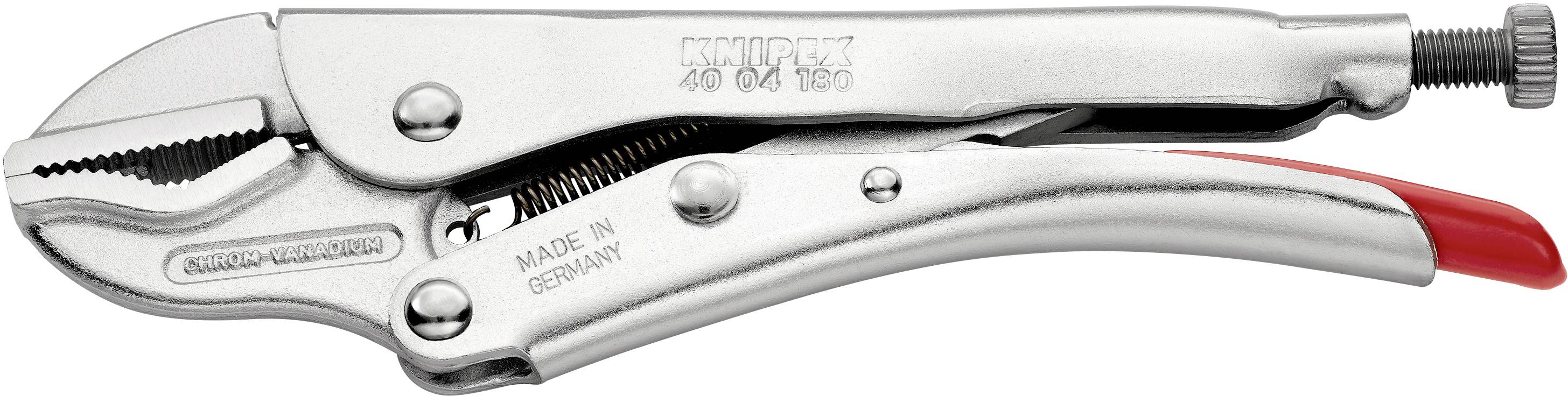 Knipex 40 04 180 Gripzange Gerade mit Prismenaussparung 0 - 35 mm 180 mm