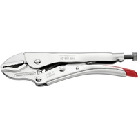 Knipex 40 04 180 Gripzange Gerade mit Prismenaussparung 0 - 35mm 180mm Knipex 40 04 180 Gripzange Gerade mit Prismenaussparung 0 - 35mm 180mm