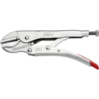 Knipex 40 04 180 Gripzange Gerade mit Prismenaussparung 0 - 35mm 180mm Knipex 40 04 180 Gripzange Gerade mit Prismenaussparung 0 - 35mm 180mm