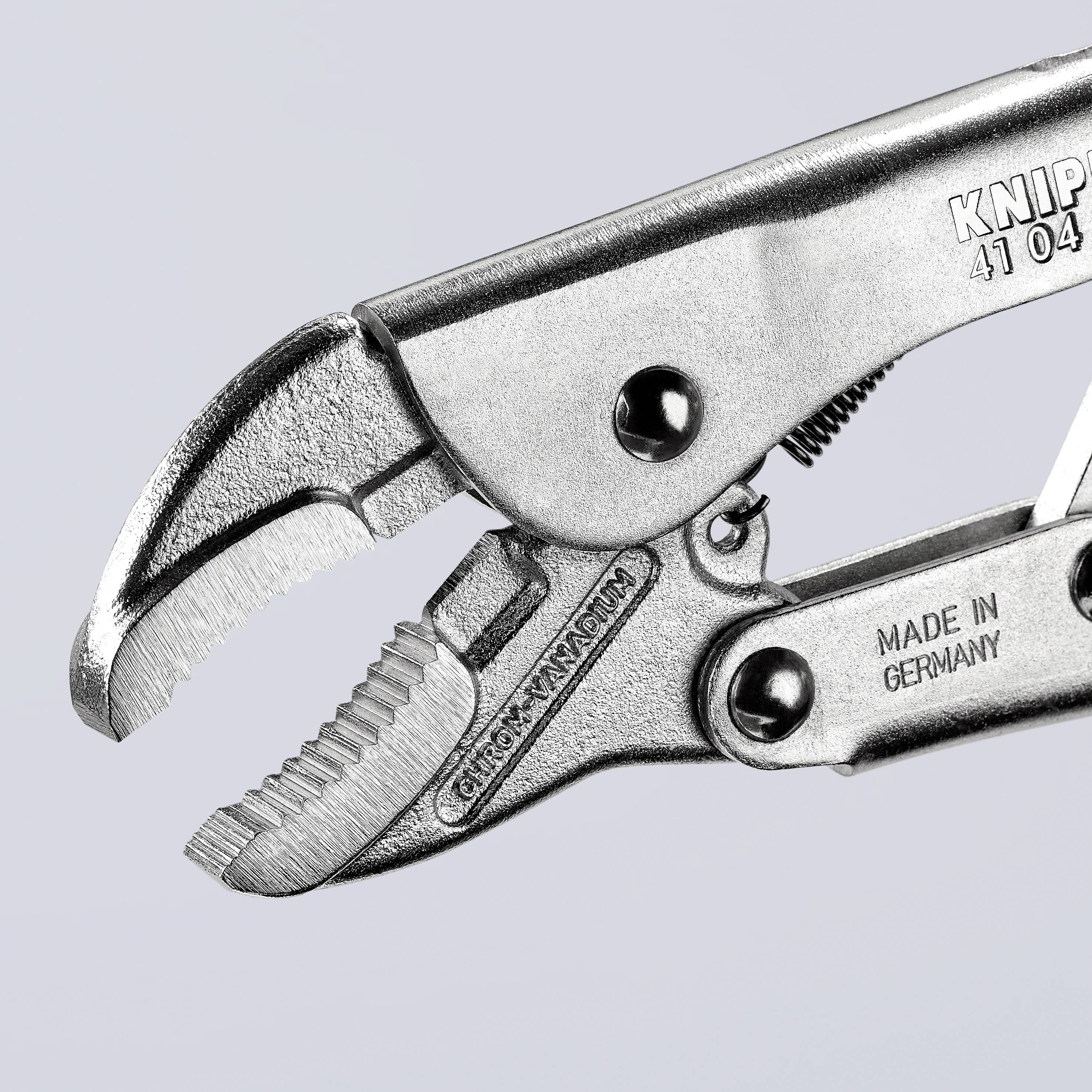 Knipex 41 04 180 Gripzange Halbrund 0 - 30 mm 180 mm