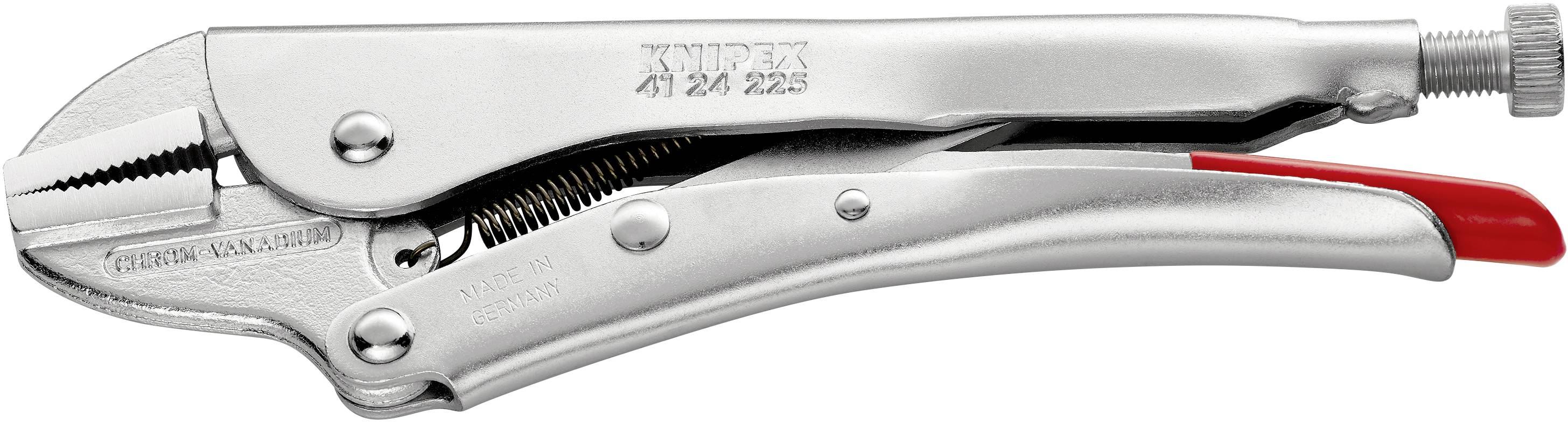 Knipex 41 24 225 Gripzange Gerade 0 - 30 mm 225 mm