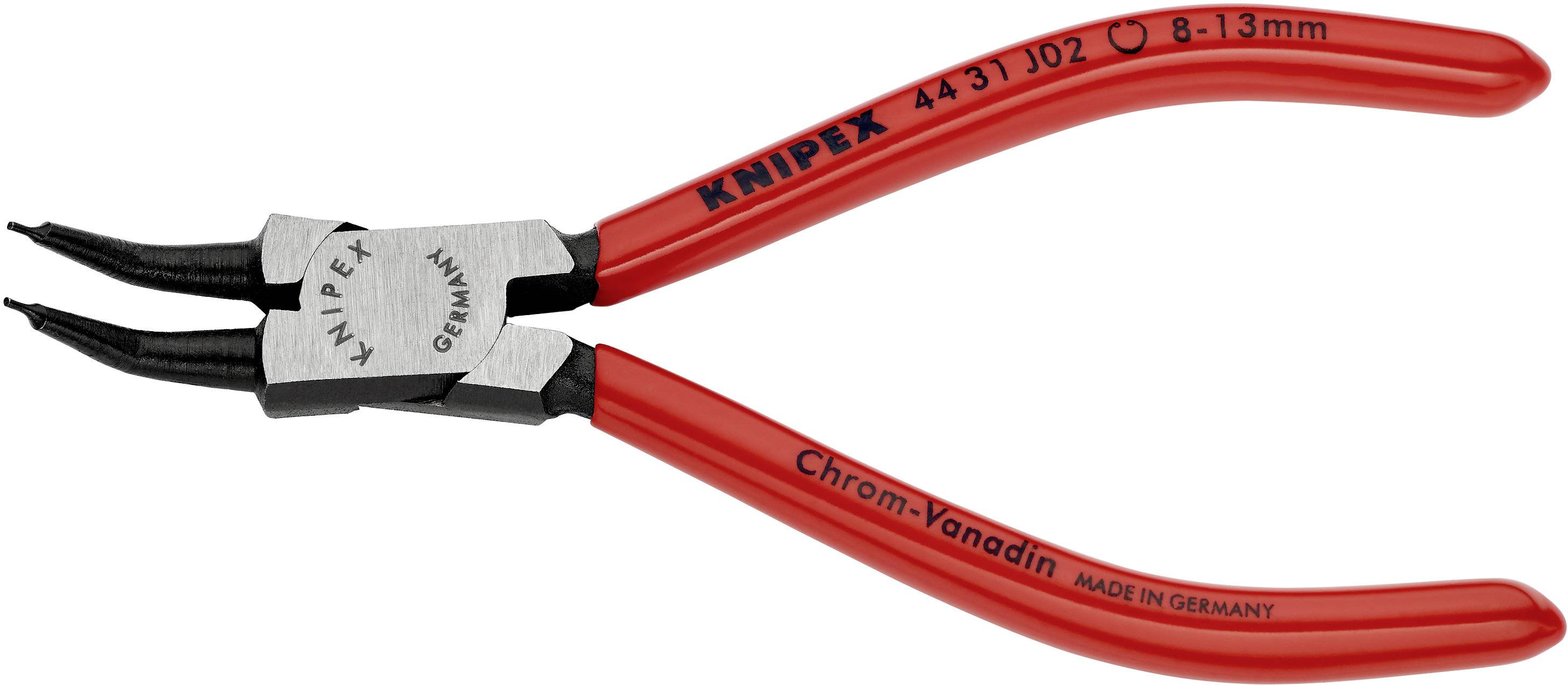 Knipex 44 31 J02 Seegeringzange Passend für (Seegeringzangen) Innenringe 8-13mm Spitzenform (Details) abgewinkelt 45°