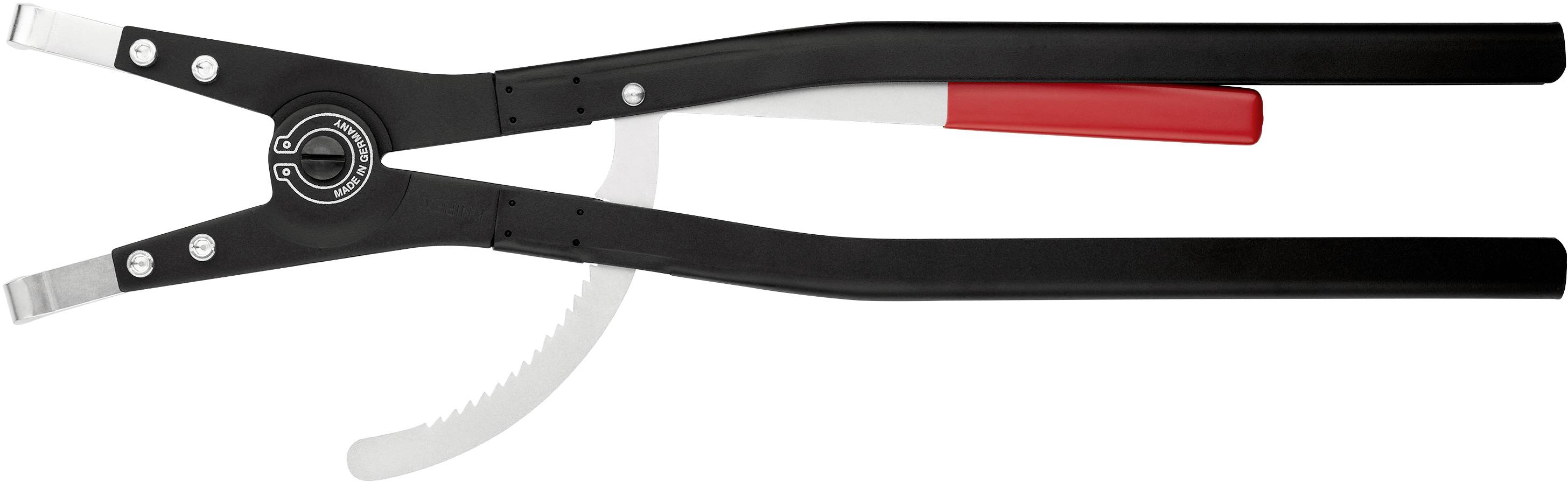 Knipex 46 20 A51 Seegeringzange Passend für (Seegeringzangen) Außenringe 122-300mm Spitzenform (Details) abgewinkelt 90°