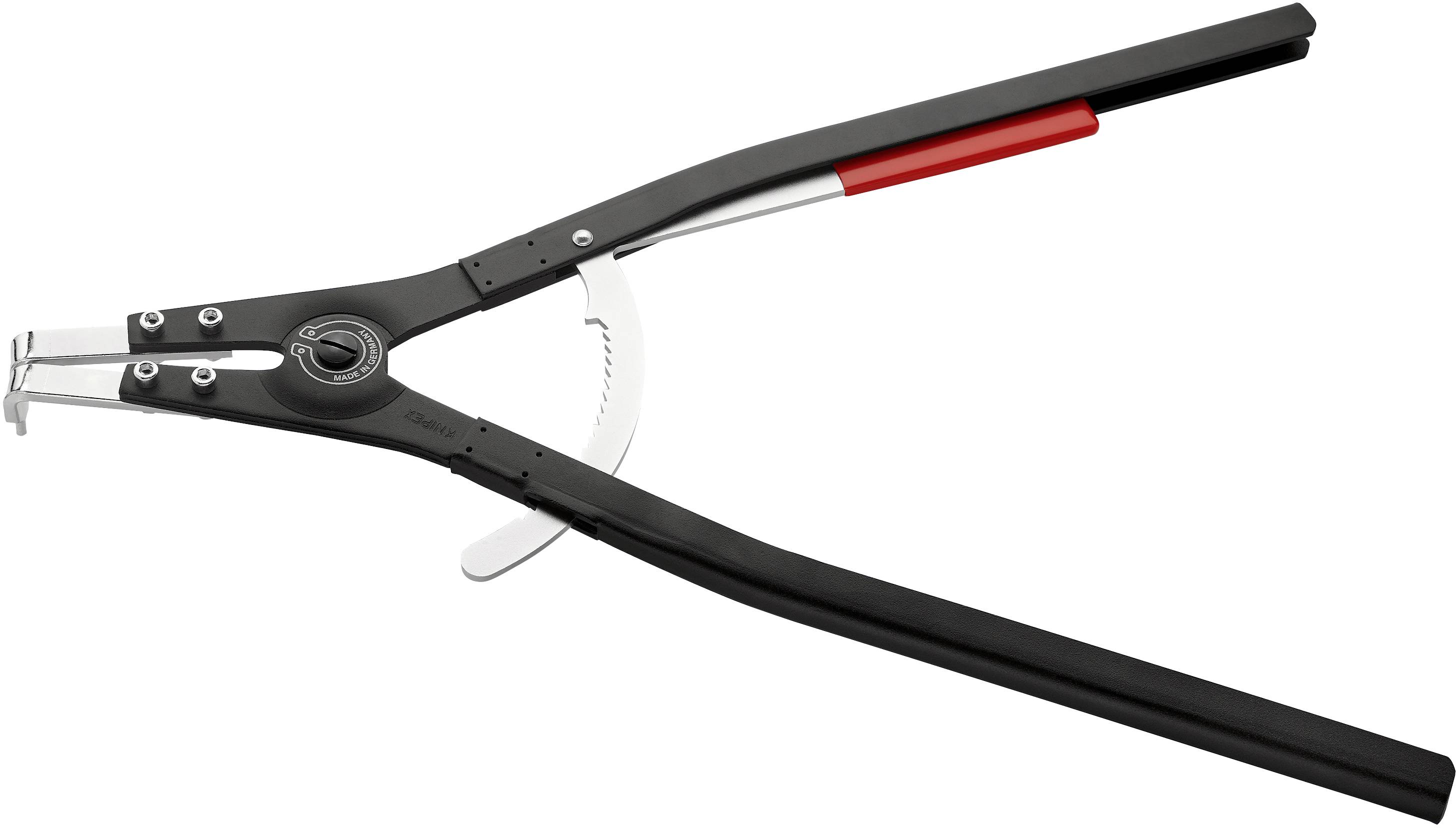 Knipex 46 20 A61 Seegeringzange Passend für (Seegeringzangen) Außenringe 252-400 mm Spitzenform (Details) abgewinkelt 90°