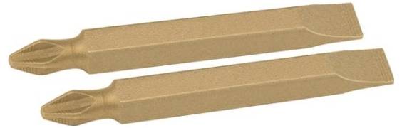 C.K T4580TIN-1T Doppelklinge PH 1 Chrom-Vanadium Stahl TiN 2St.