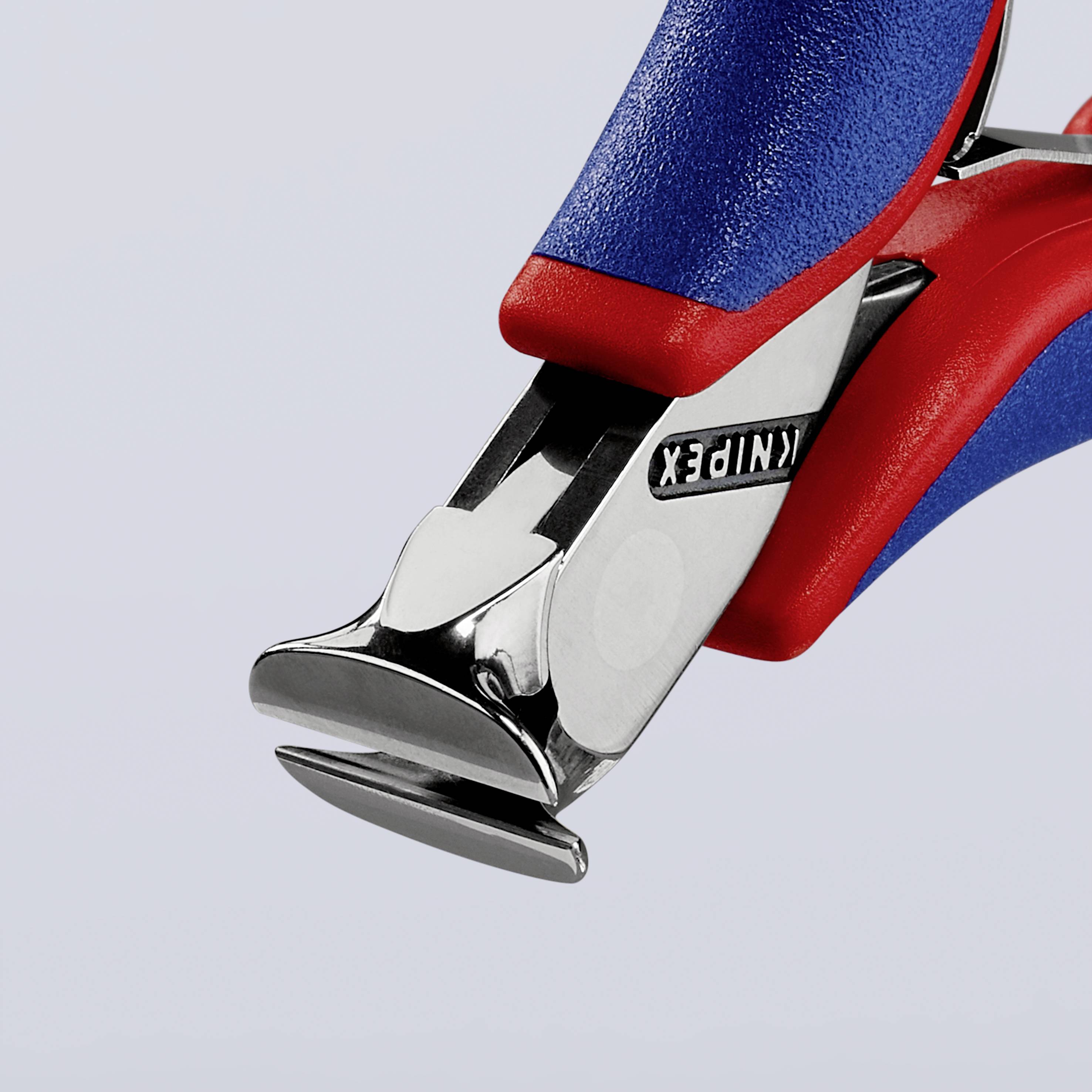 Knipex 64 02 115 Elektronik- u. Feinmechanik Vornschneider mit Facette 115 mm