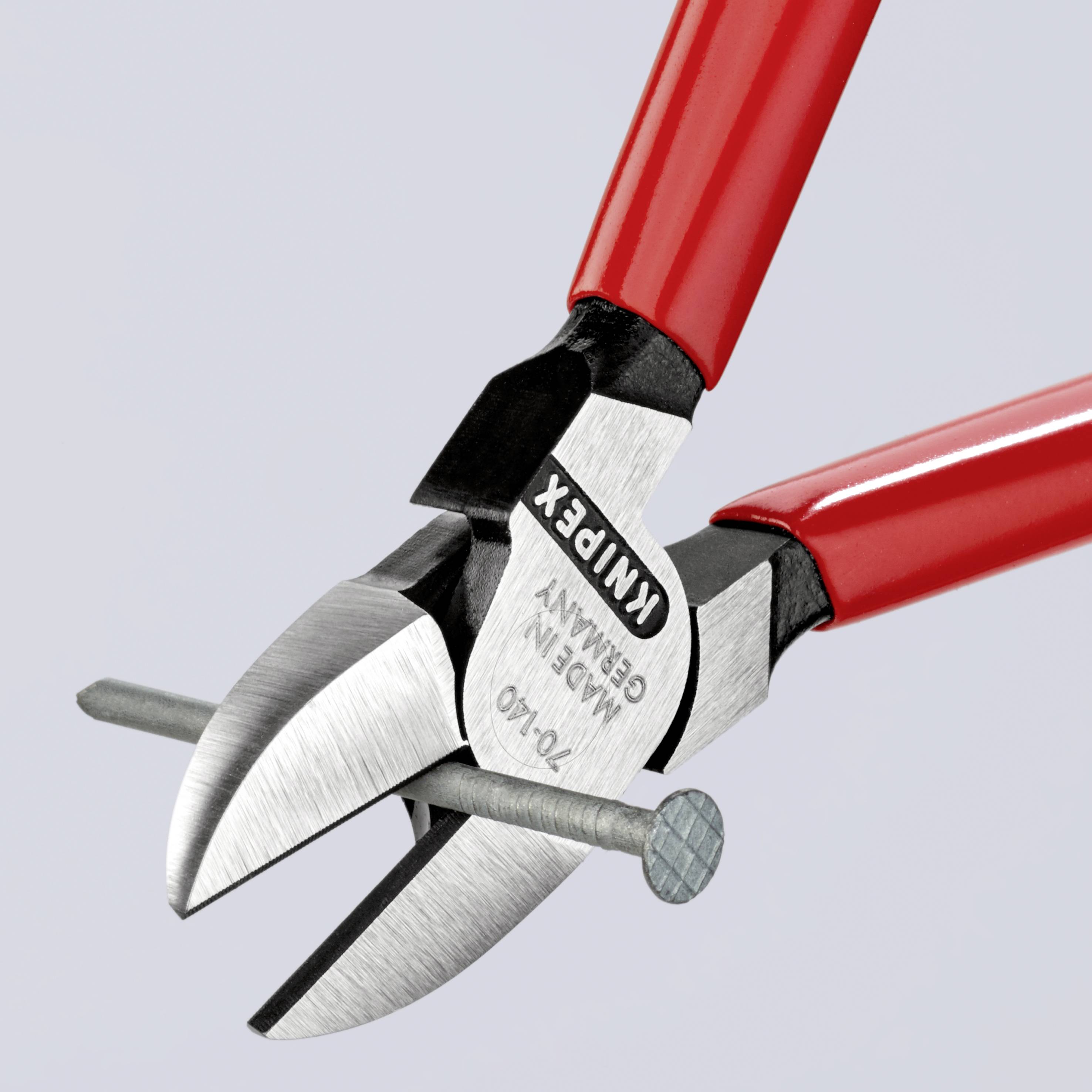 Knipex 70 01 140 Werkstatt Seitenschneider mit Facette 140mm