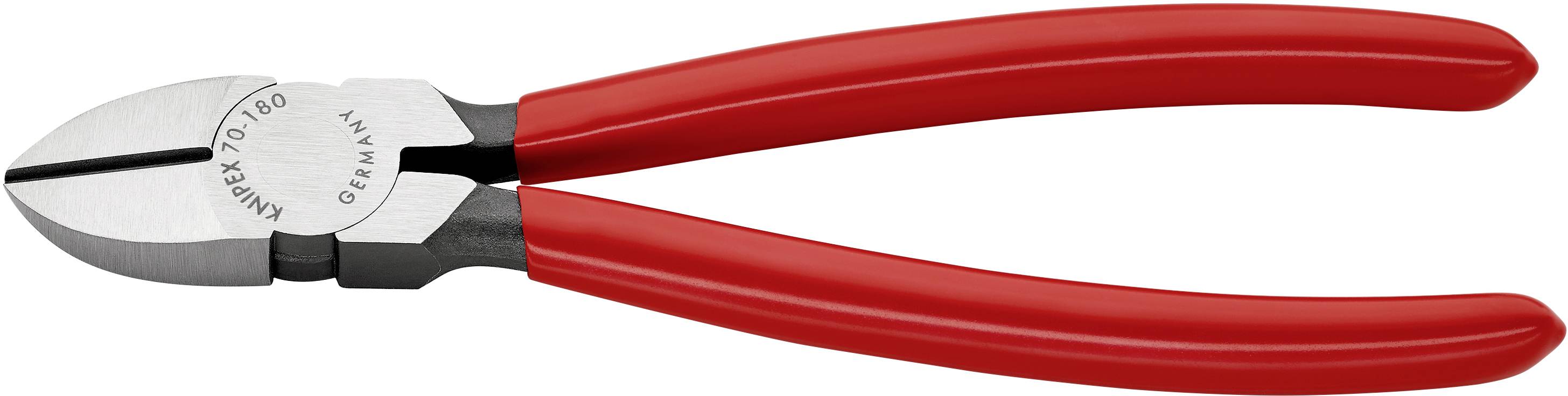 Knipex 70 01 180 Werkstatt Seitenschneider mit Facette 180 mm
