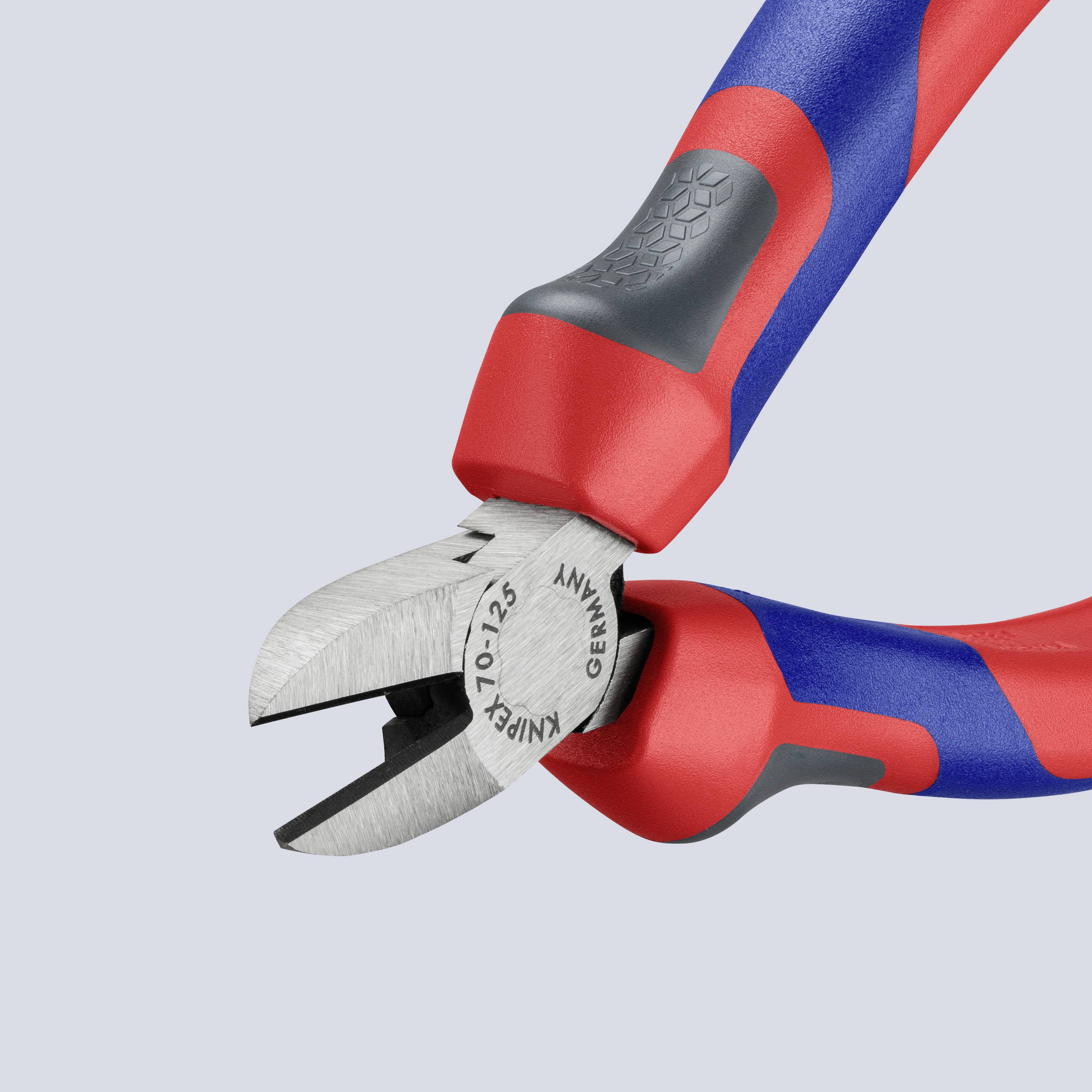 Knipex 70 02 125 Werkstatt Seitenschneider mit Facette 125 mm