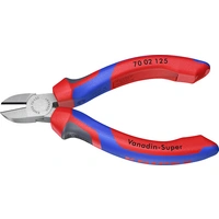 Knipex 70 02 125 Werkstatt Seitenschneider mit Facette 125mm Knipex 70 02 125 Werkstatt Seitenschneider mit Facette 125mm