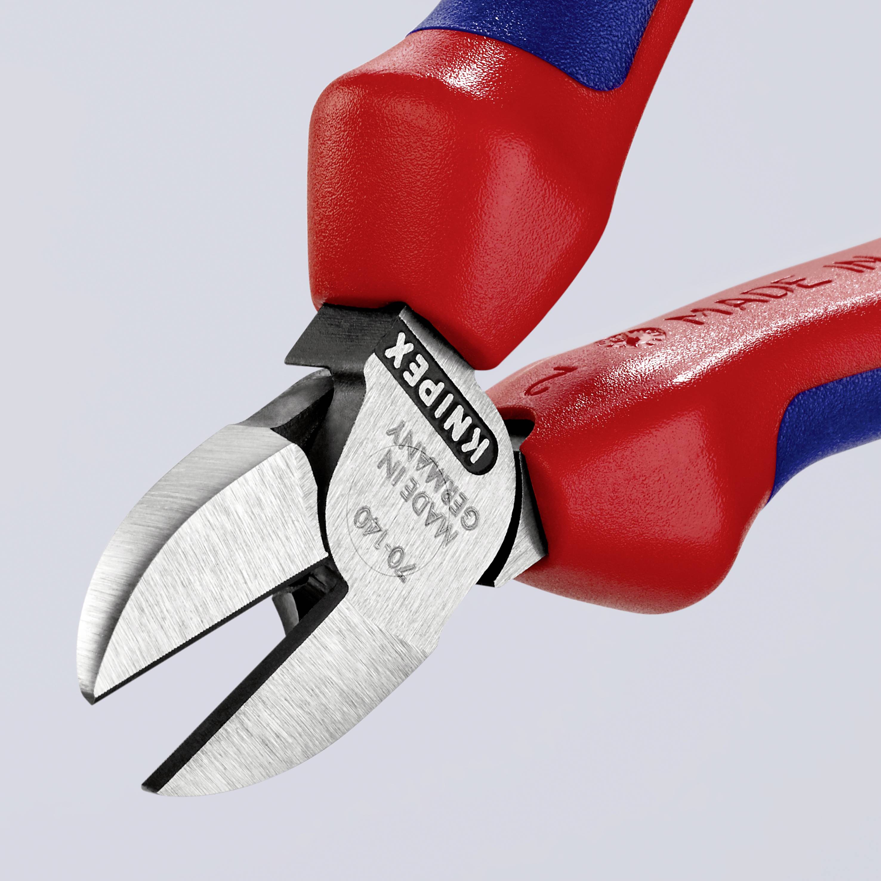 Knipex 70 02 140 Werkstatt Seitenschneider mit Facette 140 mm