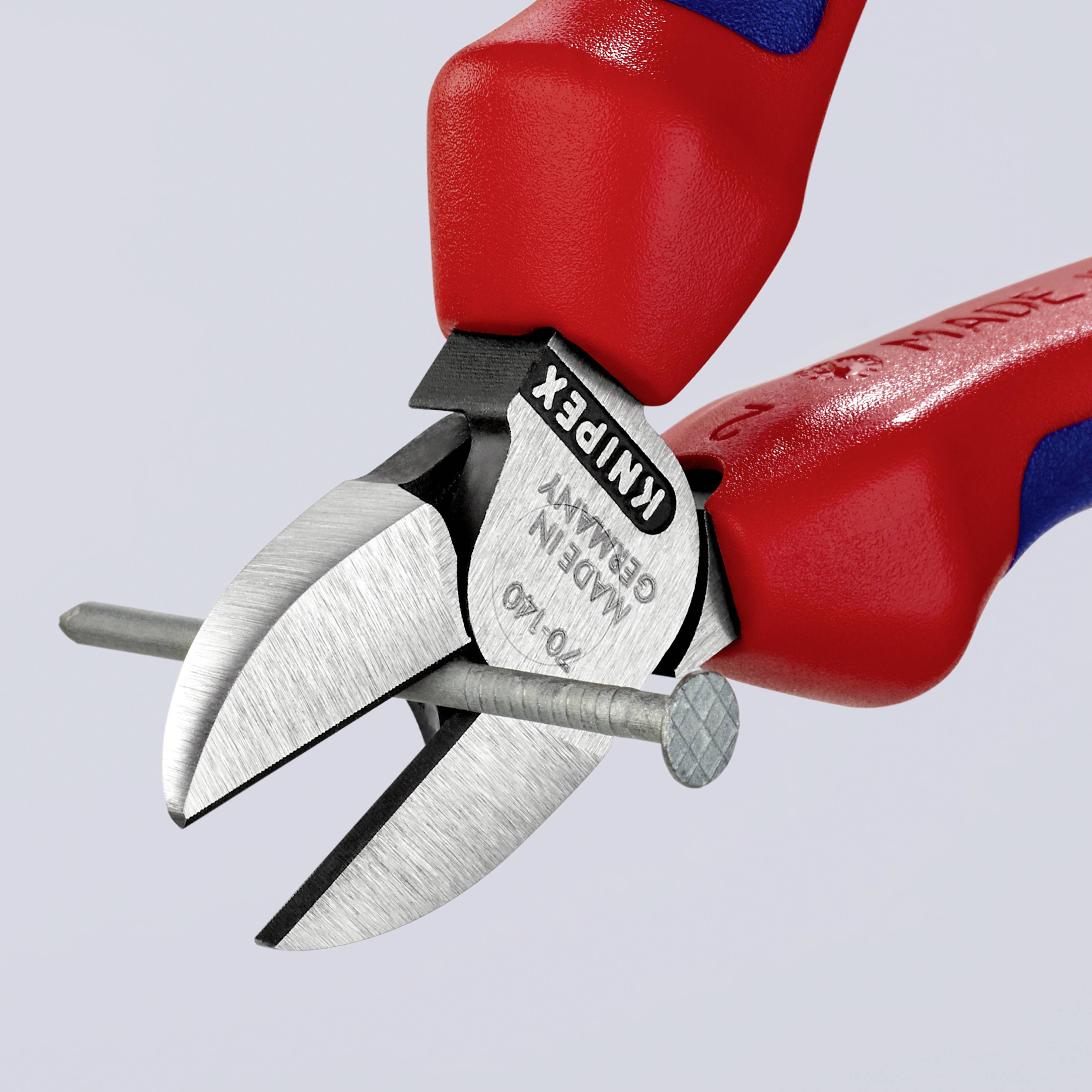 Knipex 70 02 140 Werkstatt Seitenschneider mit Facette 140 mm