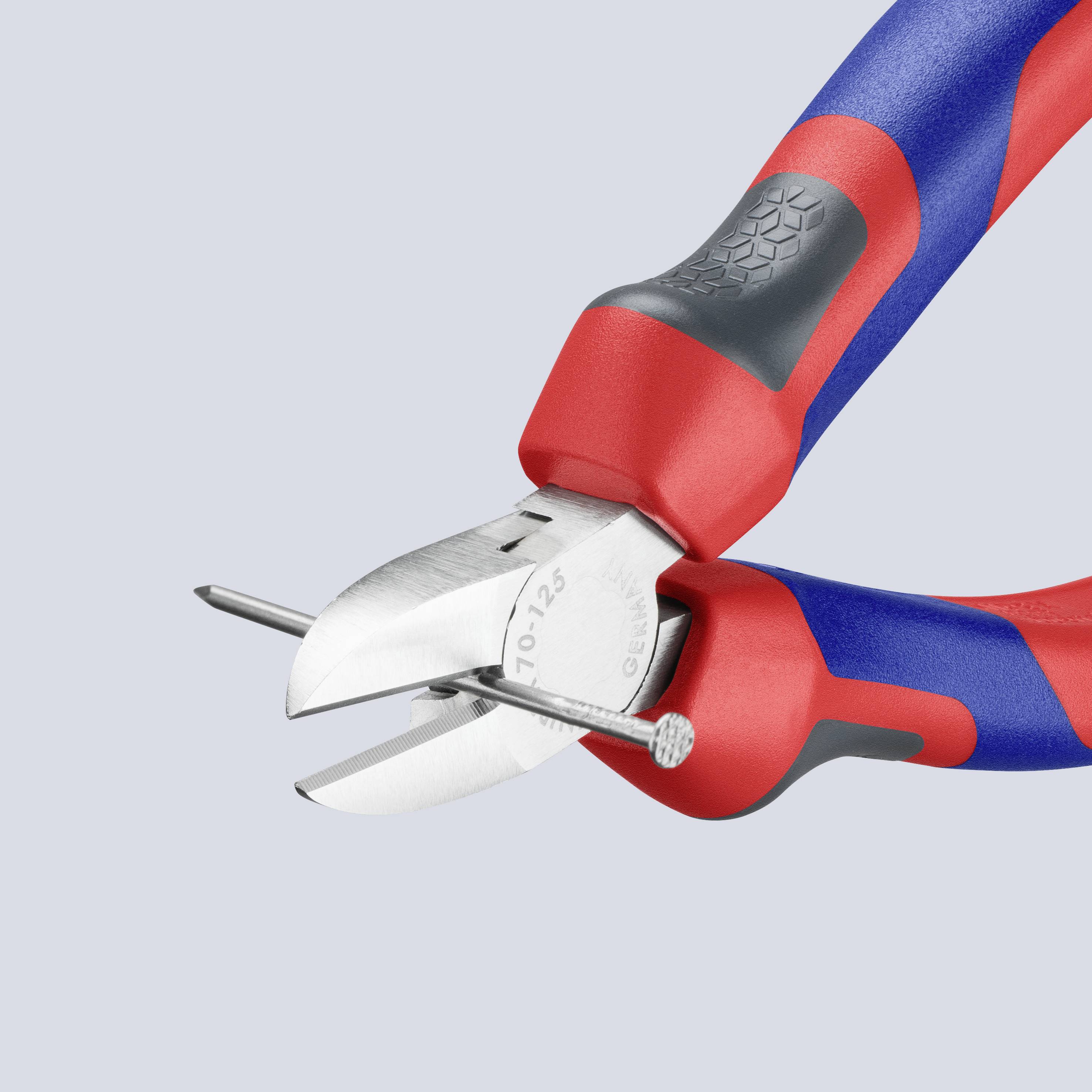 Knipex 70 05 125 Werkstatt Seitenschneider mit Facette 125mm