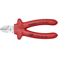 Knipex 70 07 160 VDE Seitenschneider mit Facette 160mm Knipex 70 07 160 VDE Seitenschneider mit Facette 160mm