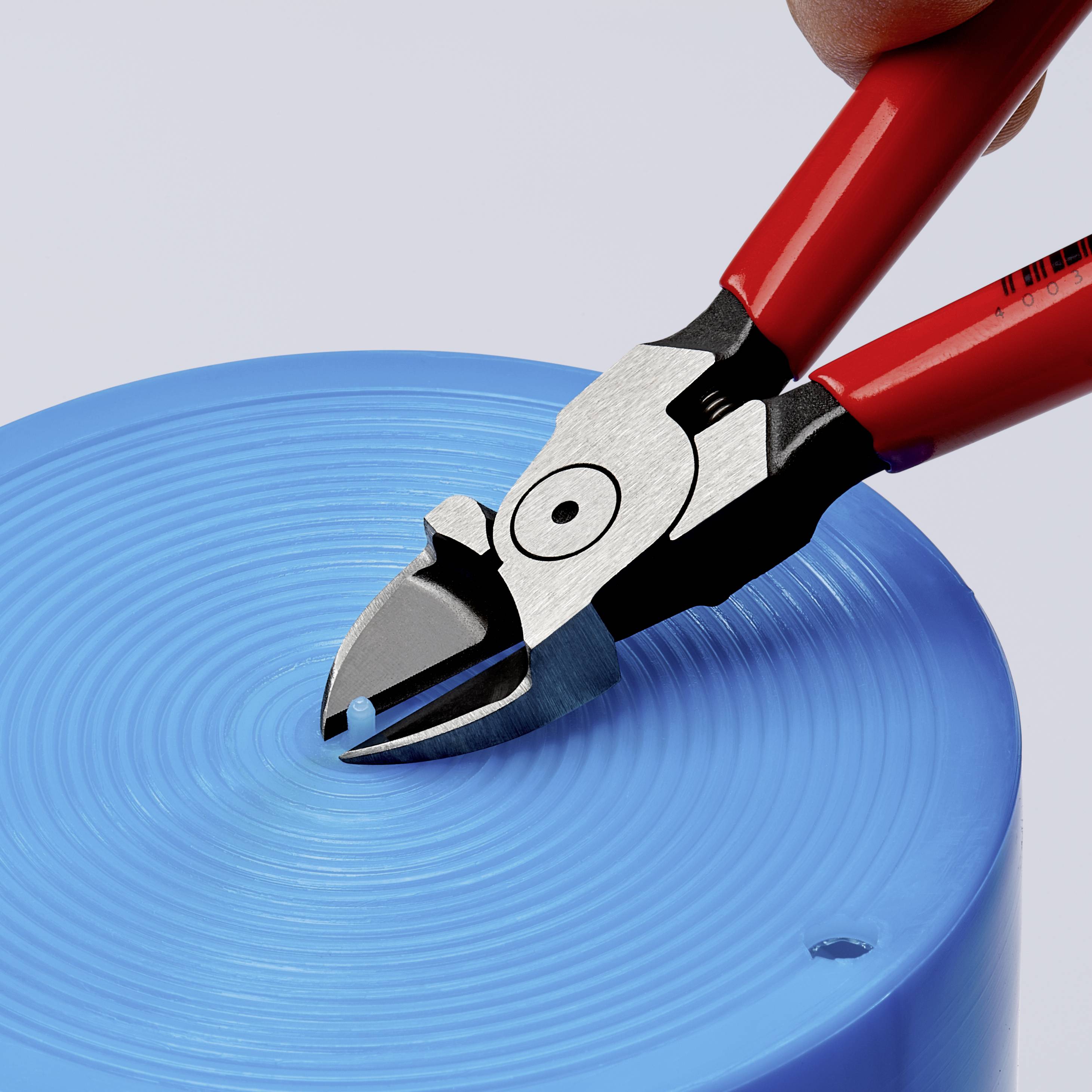 Knipex 72 01 140 Werkstatt Kunststoffseitenschneider ohne Facette 140 mm