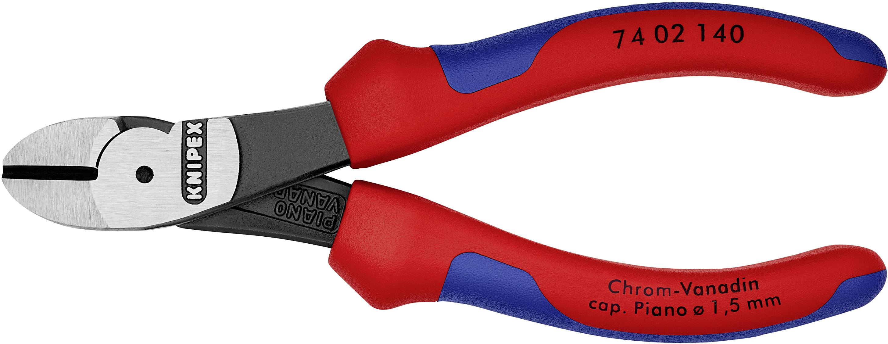 Knipex 74 02 140 Werkstatt Kraft-Seitenschneider mit Facette 140mm