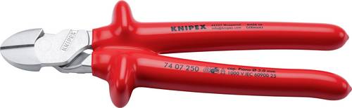 Knipex 74 07 250 VDE Kraft-Seitenschneider mit Facette 250 mm