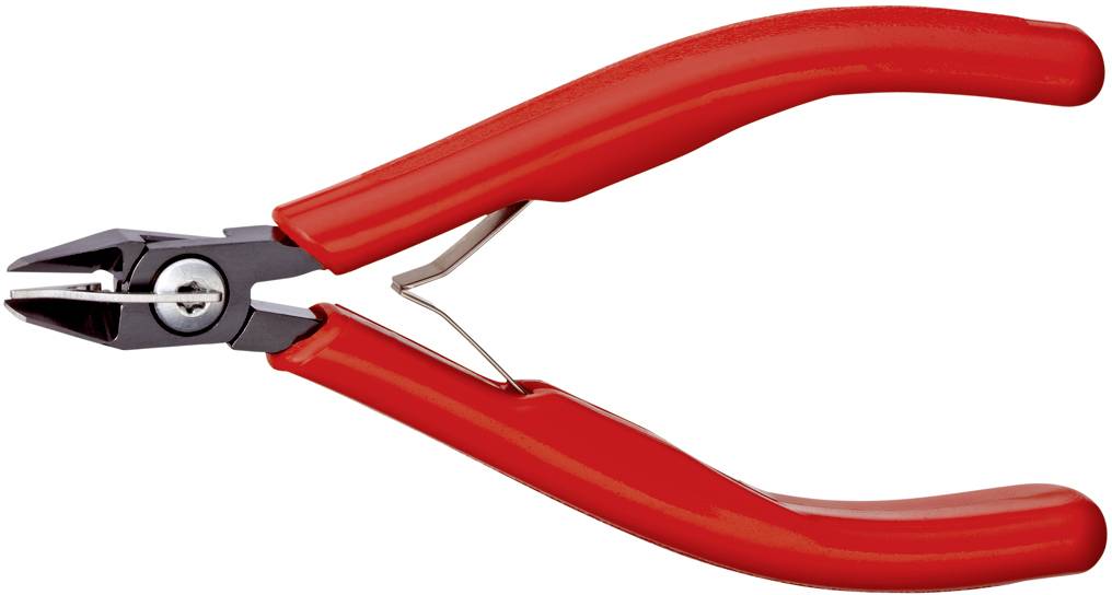 Knipex 75 12 125 Elektronik- u. Feinmechanik Seitenschneider mit Facette 125 mm