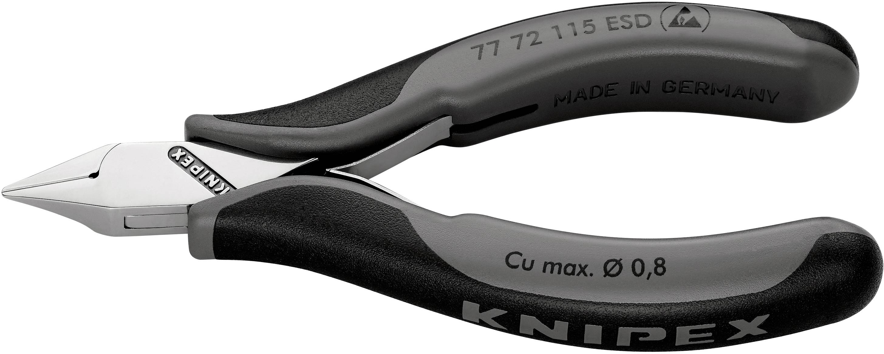 Knipex 77 72 115 ESD ESD Seitenschneider mit Facette 115 mm