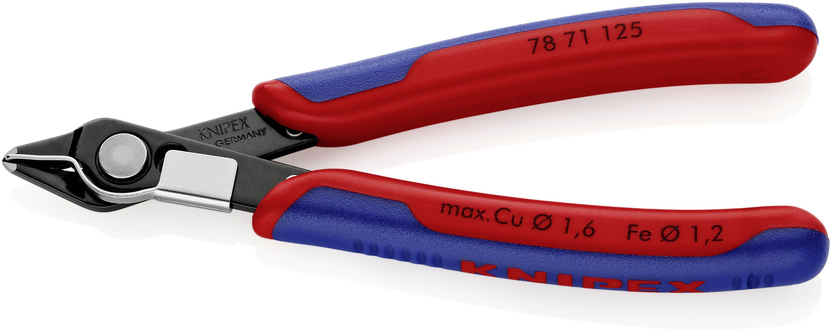 Knipex Super-Knips 78 71 125 Elektronik- u. Feinmechanik Printzange ohne Facette 125mm
