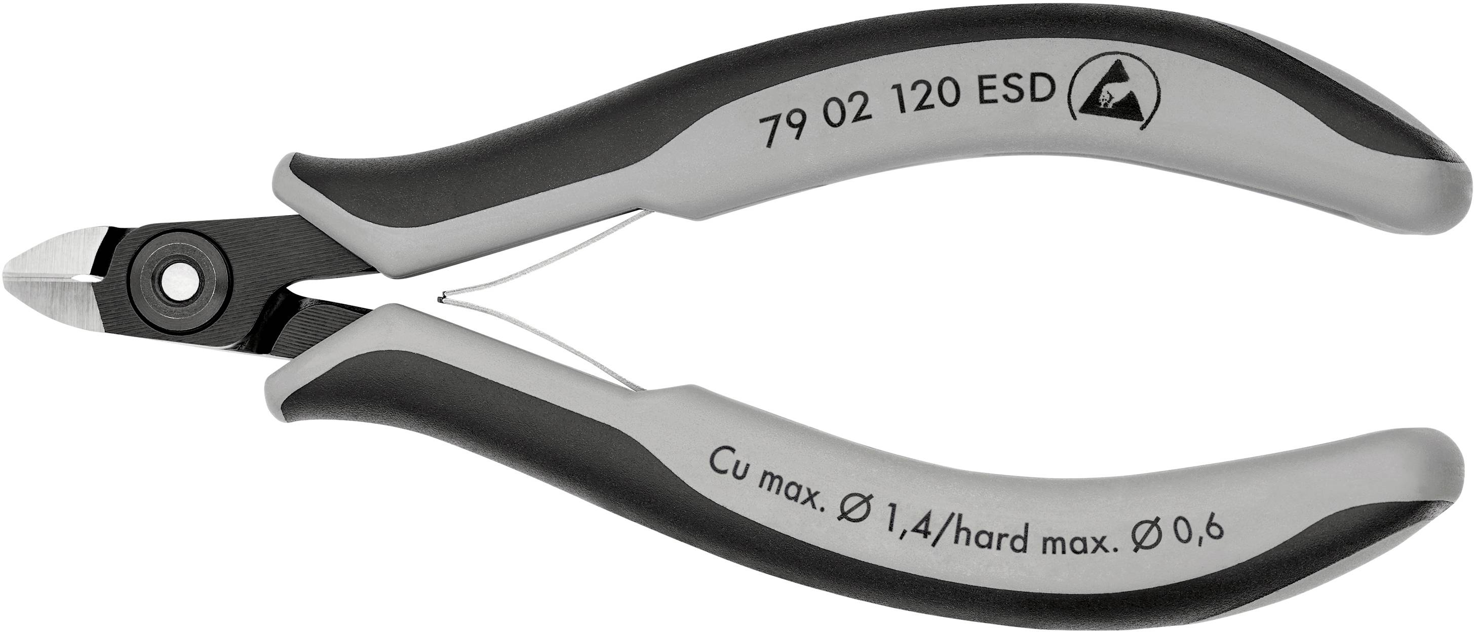 Knipex 79 02 120 ESD ESD Seitenschneider mit Facette 120 mm