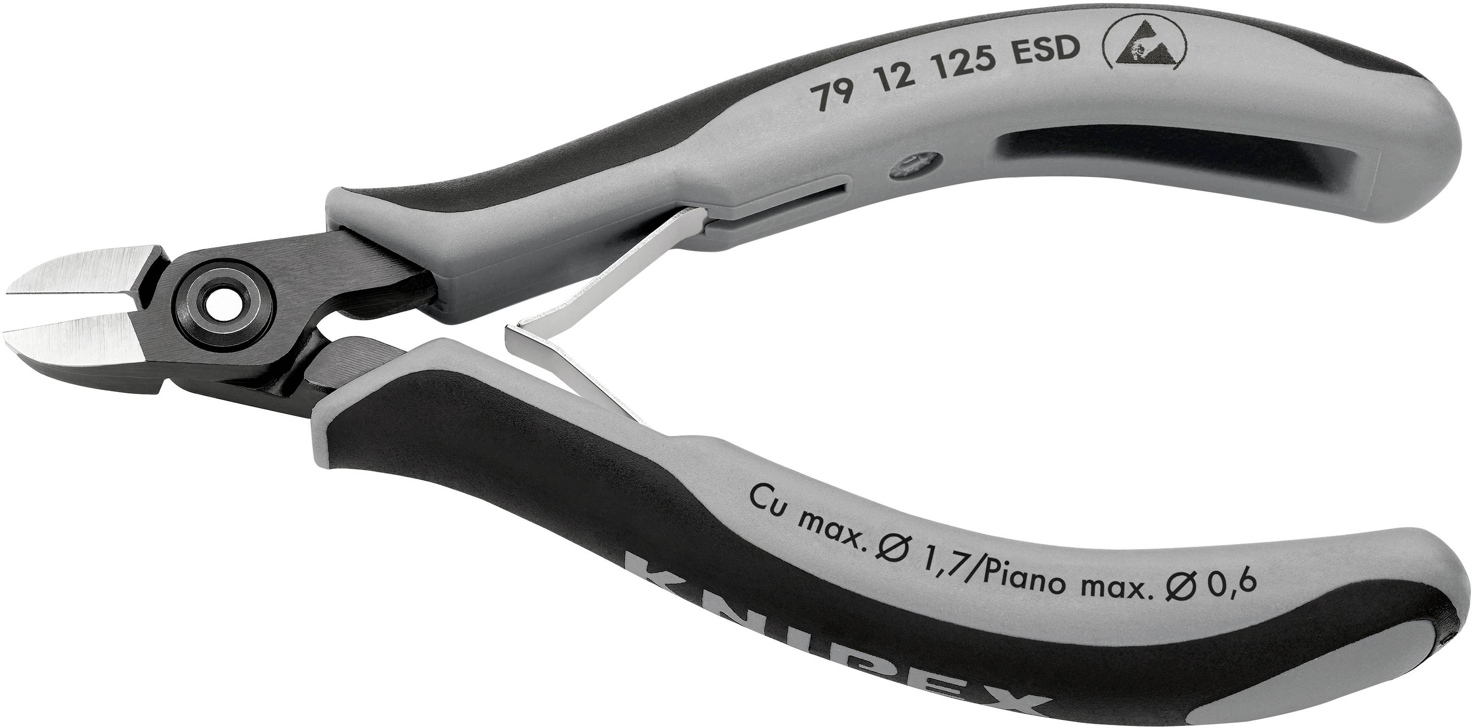 Knipex 79 12 125 ESD ESD Seitenschneider mit Facette 125mm