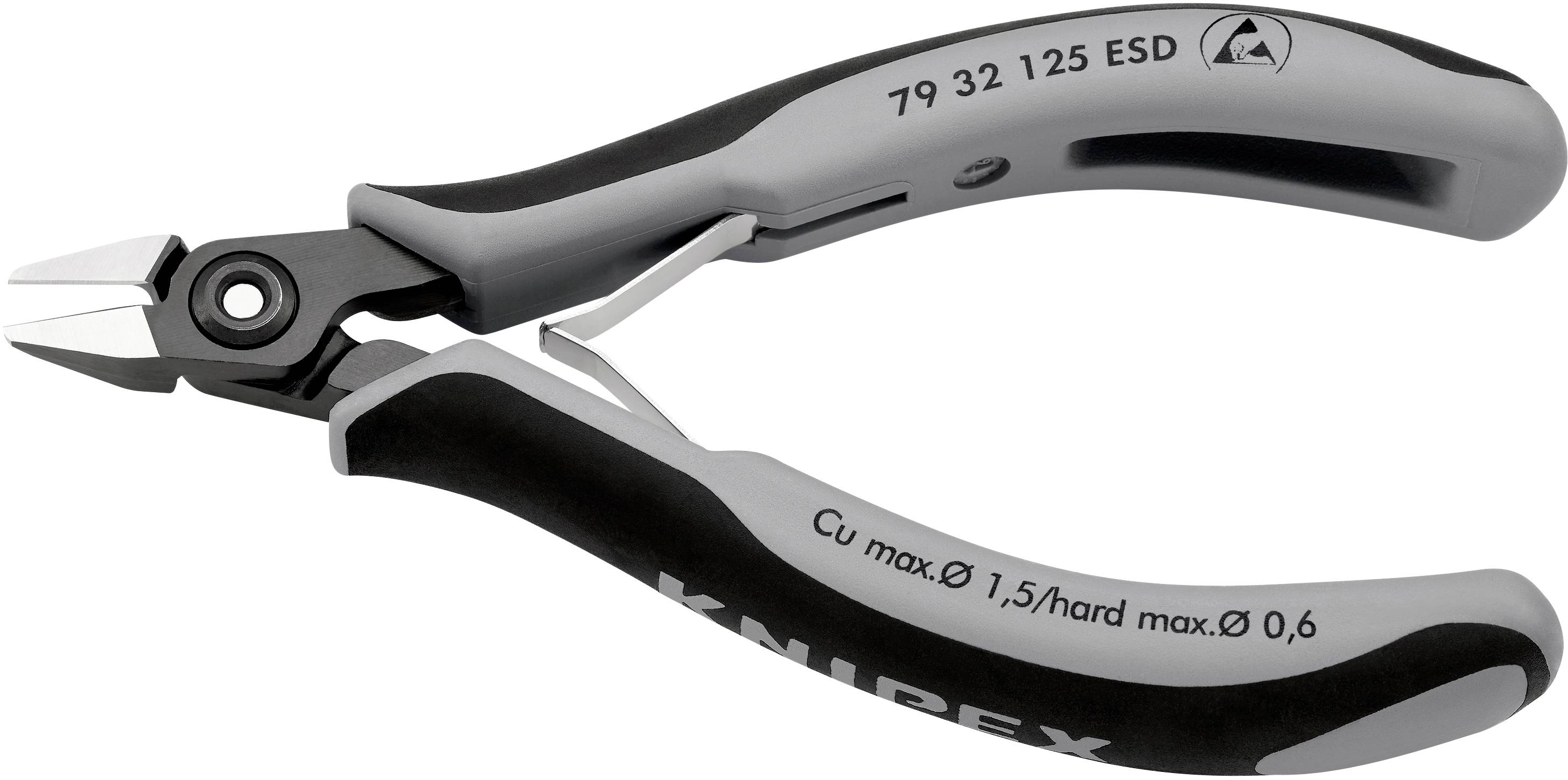 Knipex 79 32 125 ESD ESD Seitenschneider mit Facette 125 mm