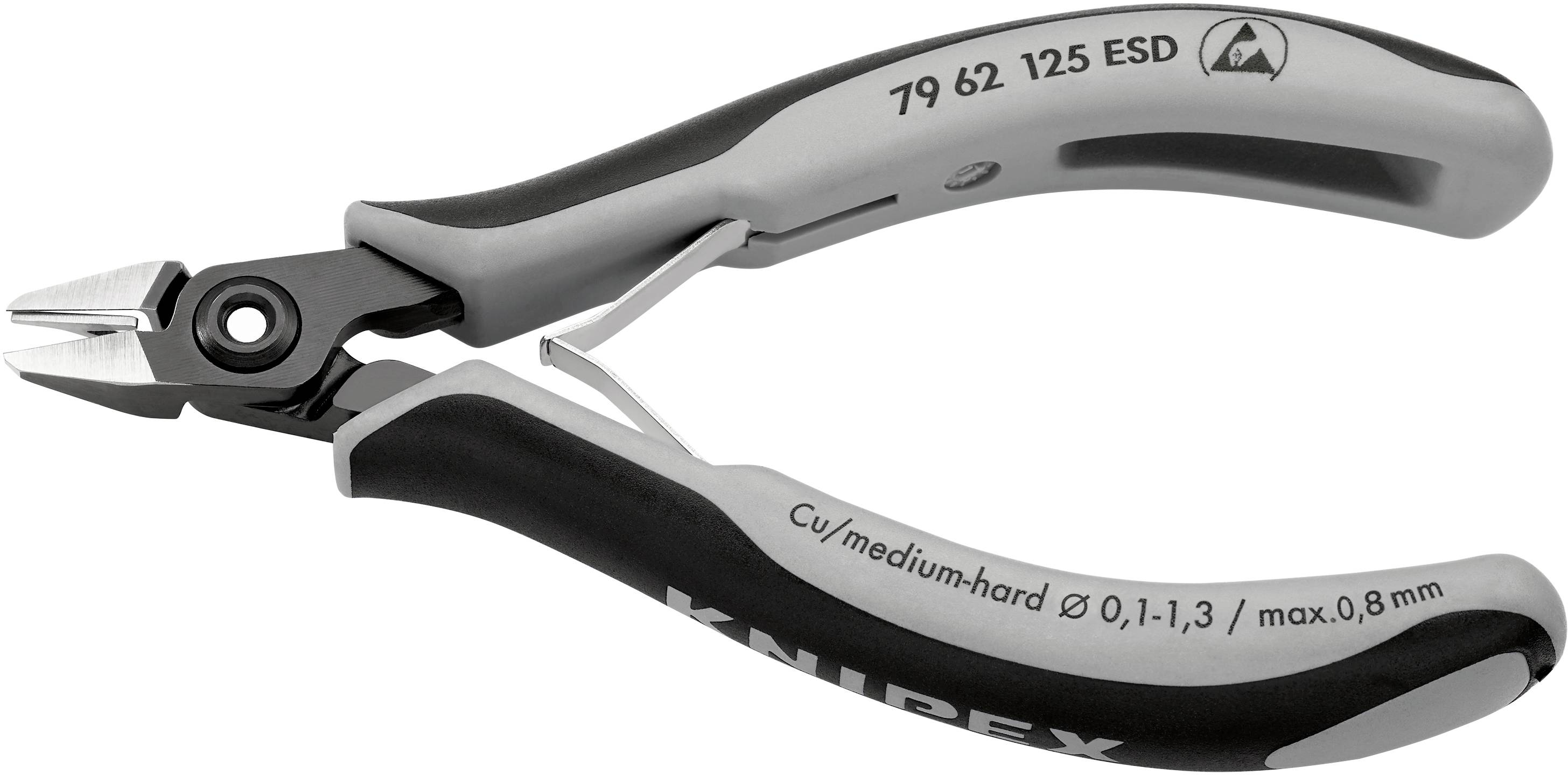 Knipex 79 62 125 ESD ESD Seitenschneider ohne Facette 125mm