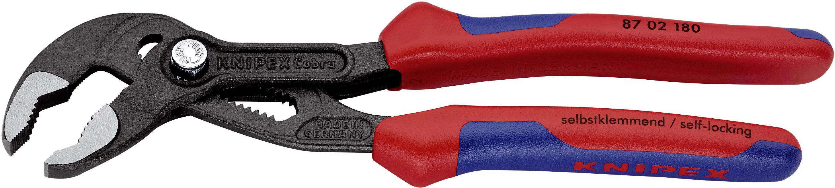 Knipex Cobra 87 02 180 Wasserpumpenzange Schlüsselweite (metrisch) 36 mm 180 mm