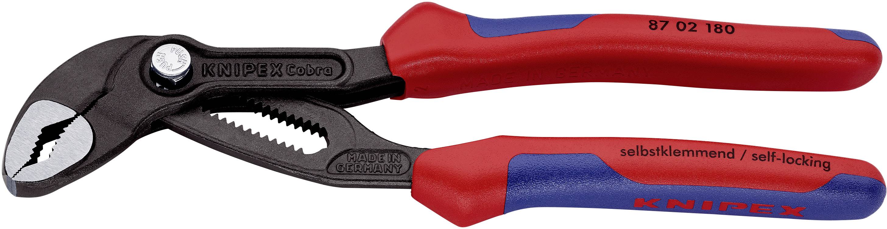 Knipex Cobra 87 02 180 Wasserpumpenzange Schlüsselweite (metrisch) 36 mm 180 mm