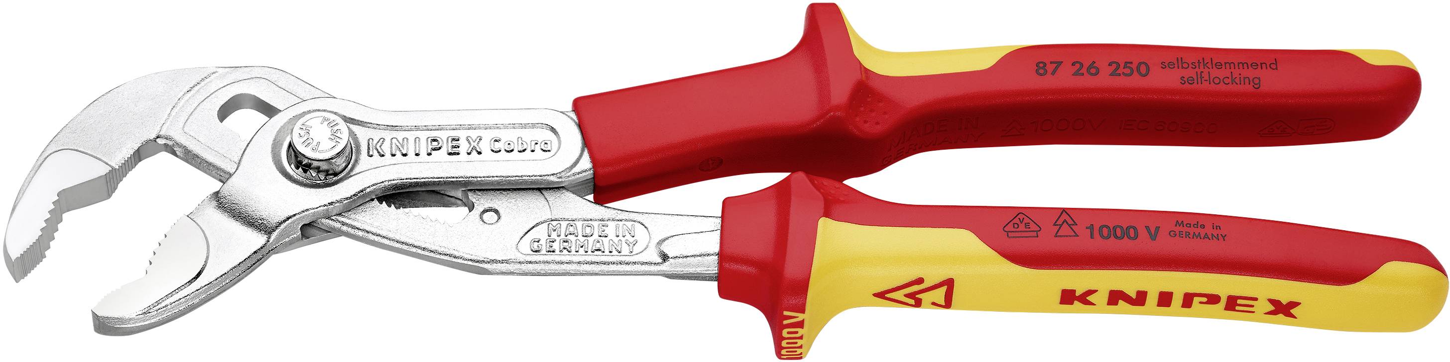 Knipex Cobra 87 26 250 Wasserpumpenzange Schlüsselweite (metrisch) 46 mm 250 mm