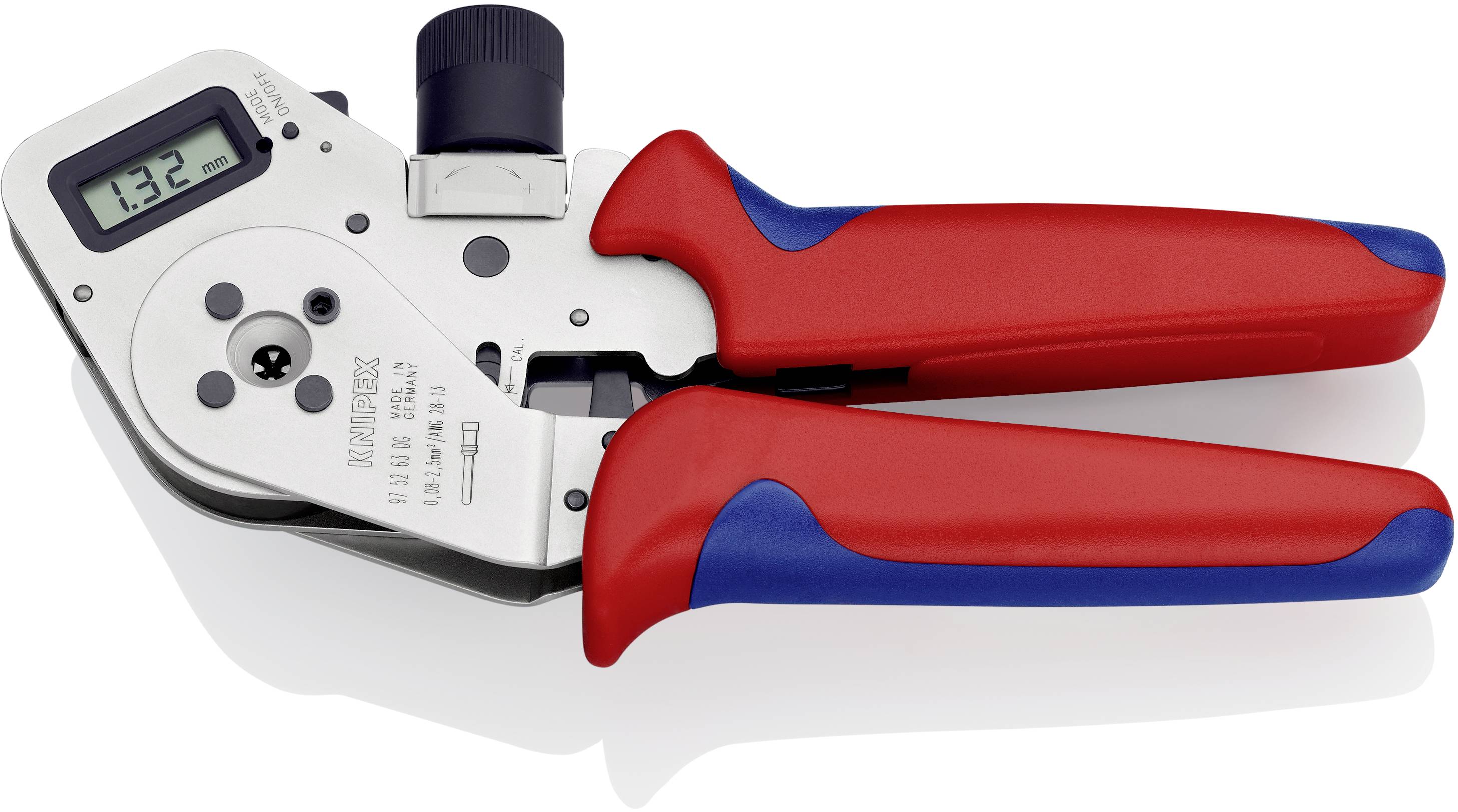 Knipex 97 52 63 DG Presszange Gedrehte Kontakte 0.08 bis 2.5mm²